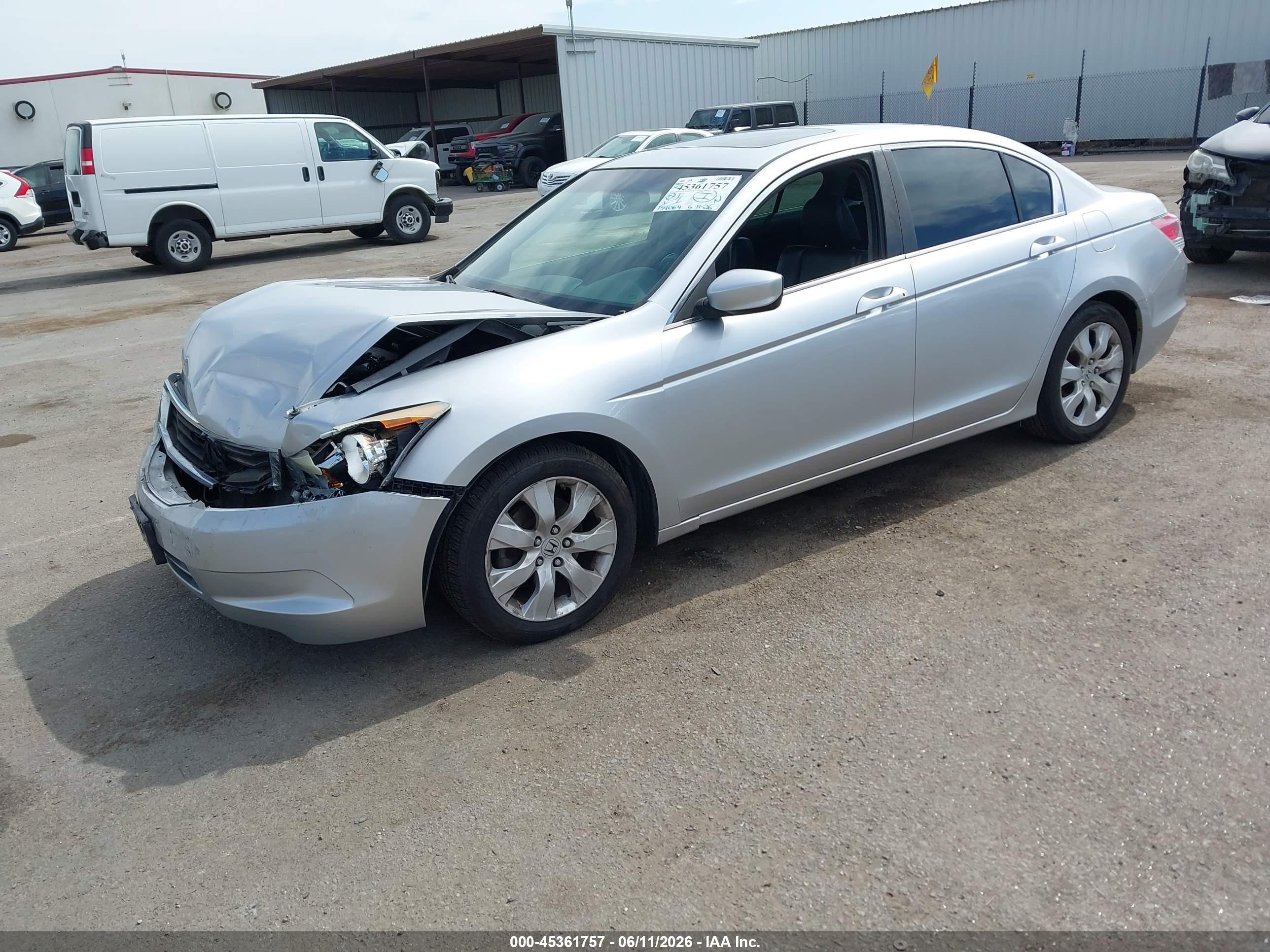 2010 Honda Accord 2.4 Ex-l Серебряный vin: 1HGCP2F85AA075923