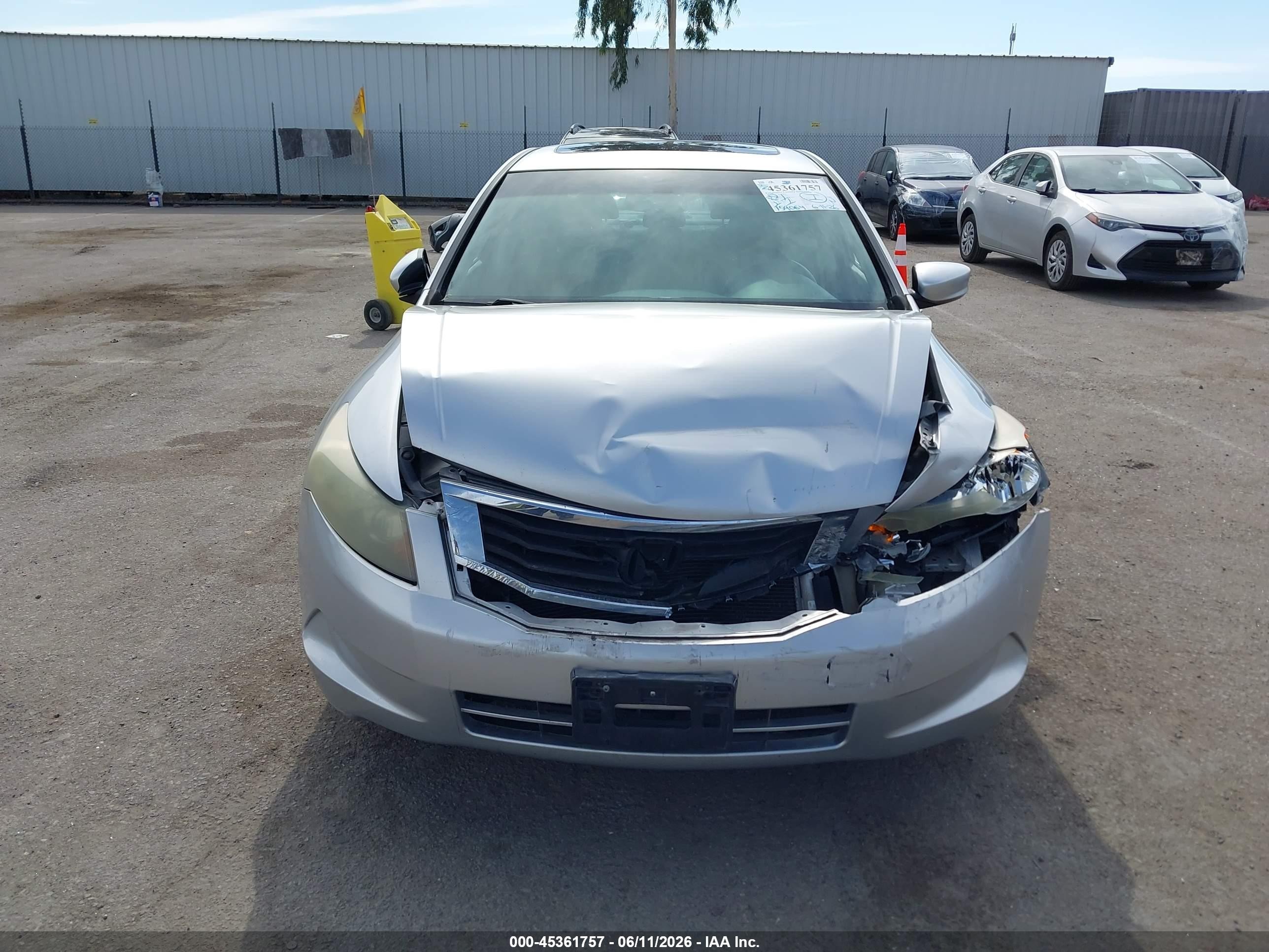 2010 Honda Accord 2.4 Ex-l Серебряный vin: 1HGCP2F85AA075923