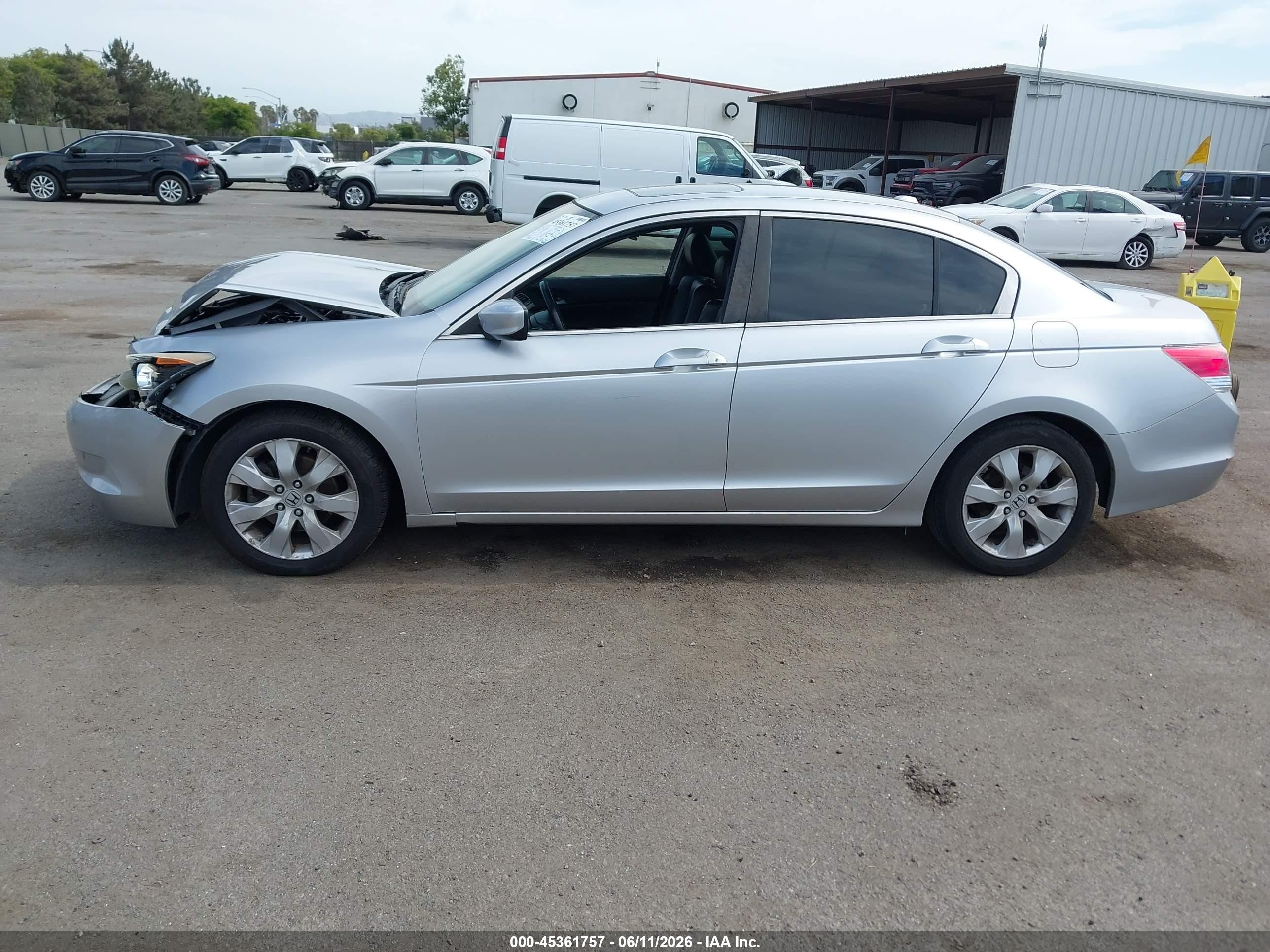 2010 Honda Accord 2.4 Ex-l Серебряный vin: 1HGCP2F85AA075923
