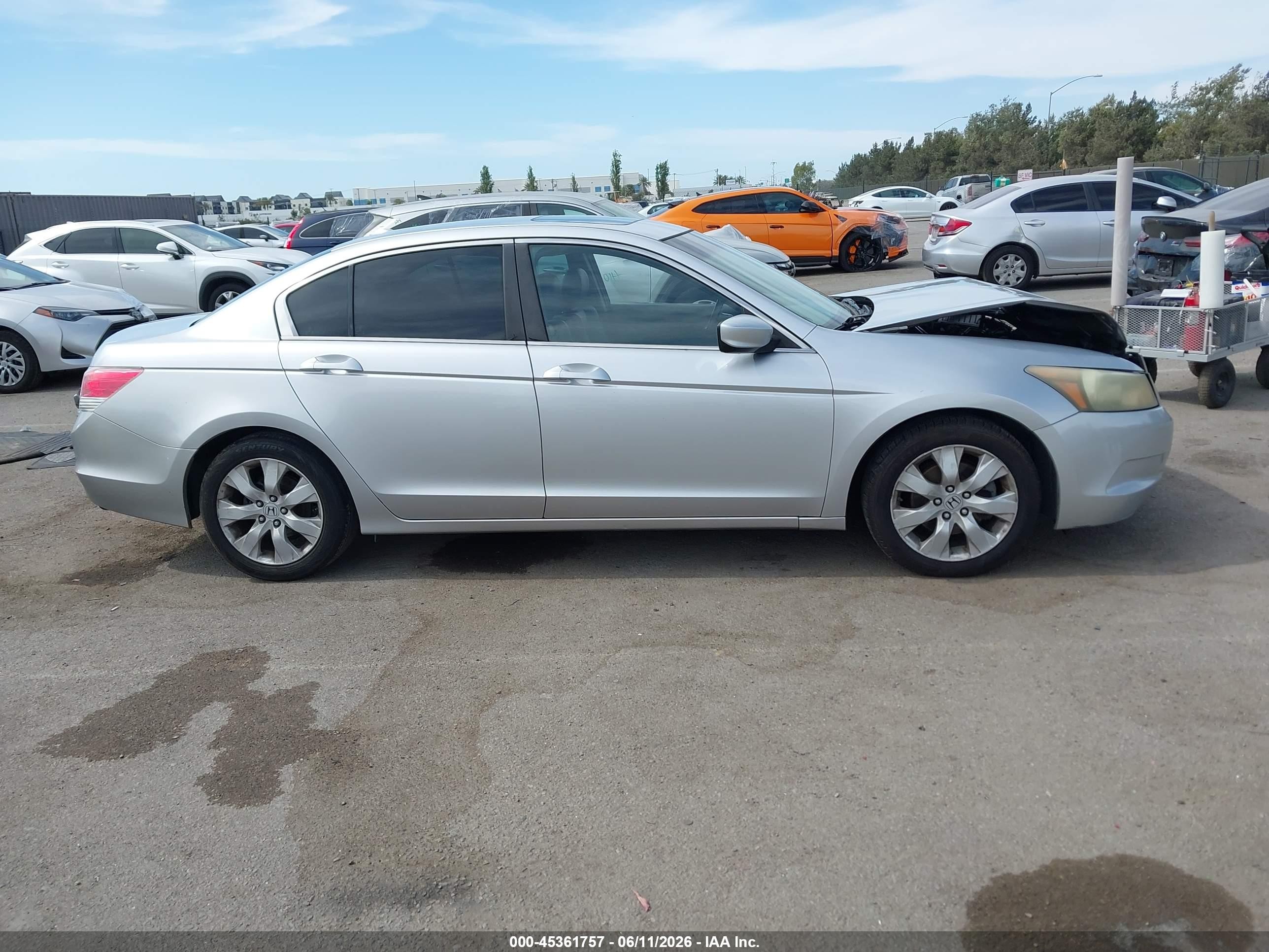 2010 Honda Accord 2.4 Ex-l Серебряный vin: 1HGCP2F85AA075923