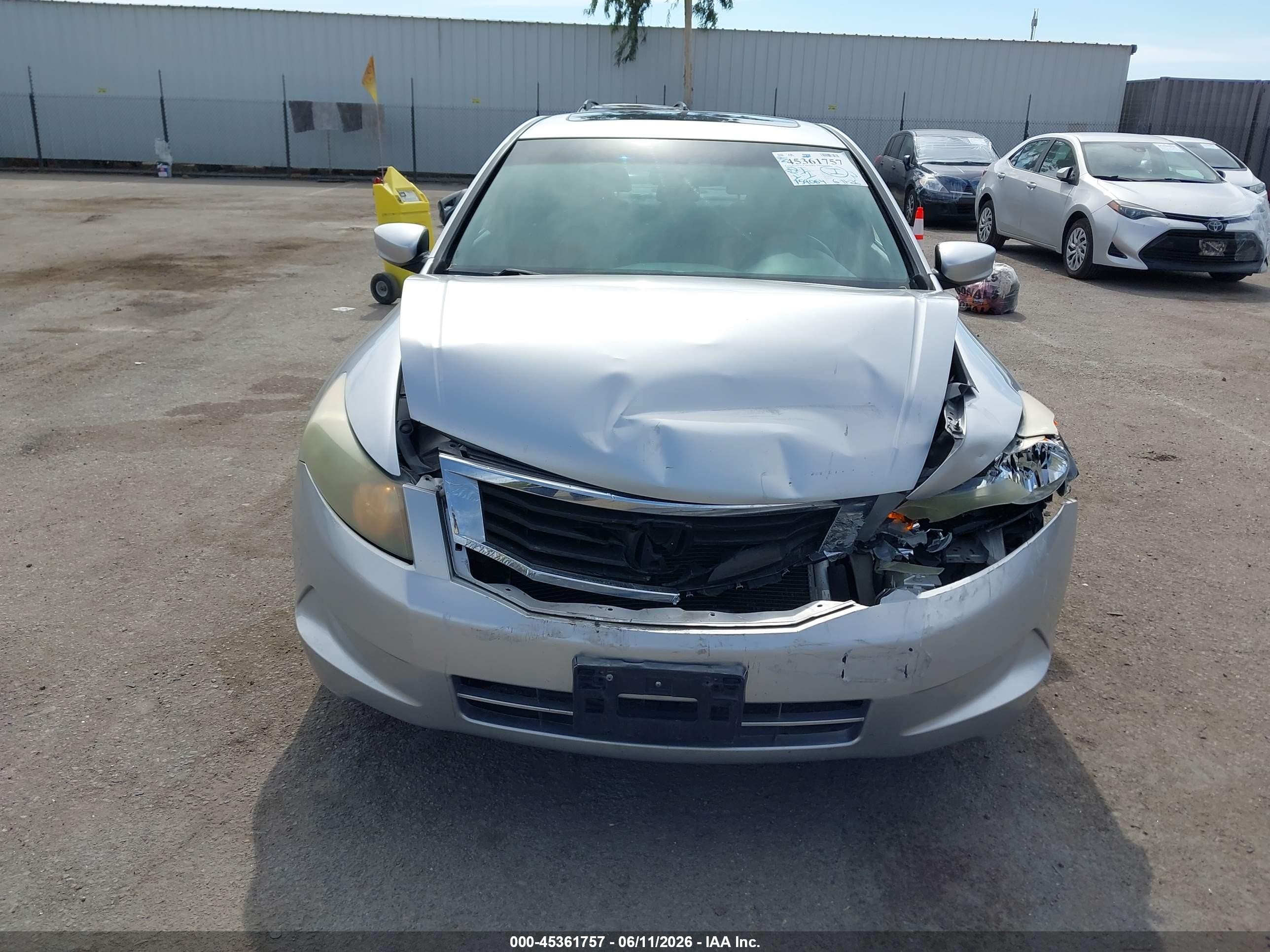 2010 Honda Accord 2.4 Ex-l Серебряный vin: 1HGCP2F85AA075923