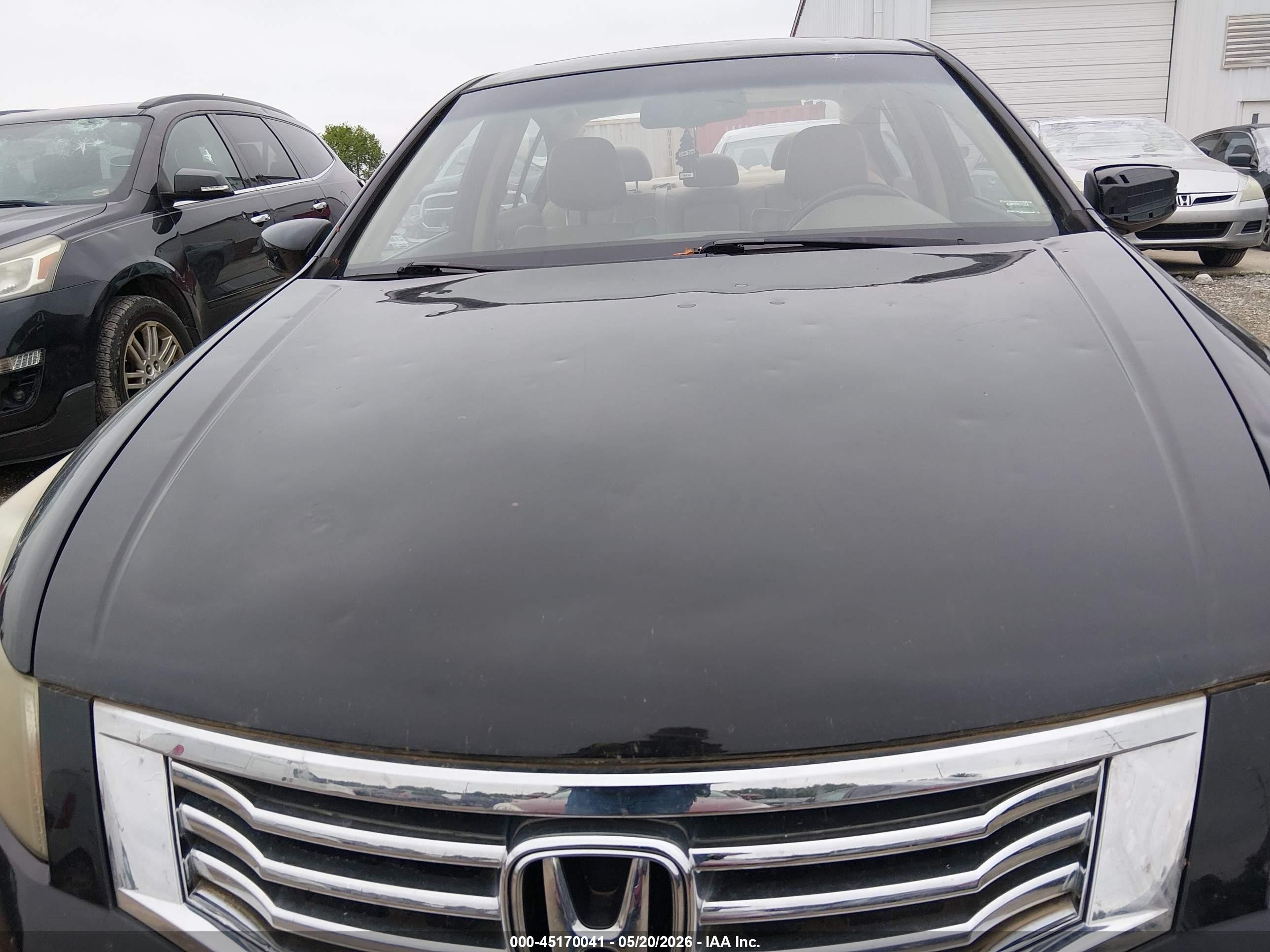 2010 Honda Accord 2.4 Ex-l Черный vin: 1HGCP2F85AA090177