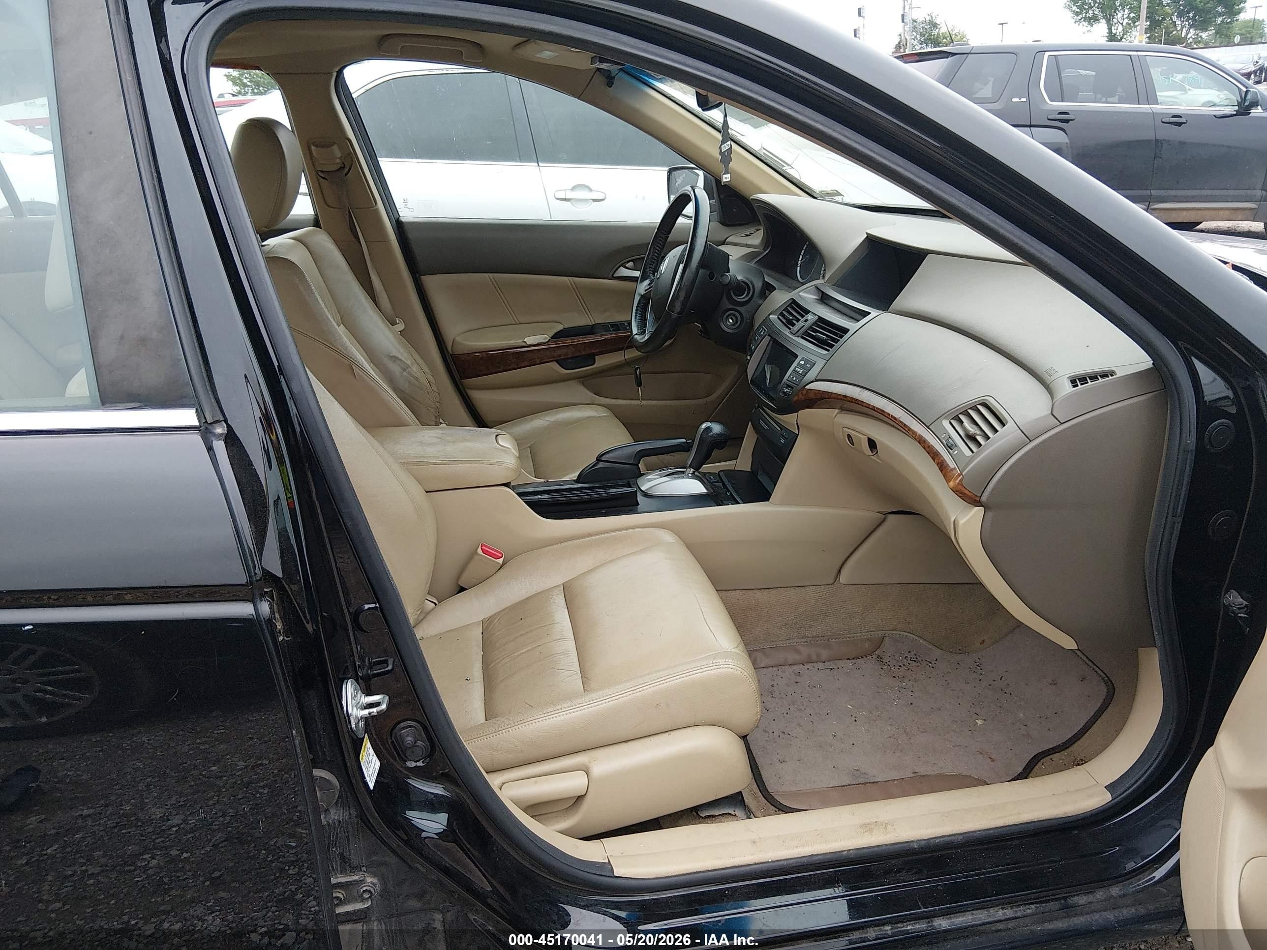2010 Honda Accord 2.4 Ex-l Черный vin: 1HGCP2F85AA090177