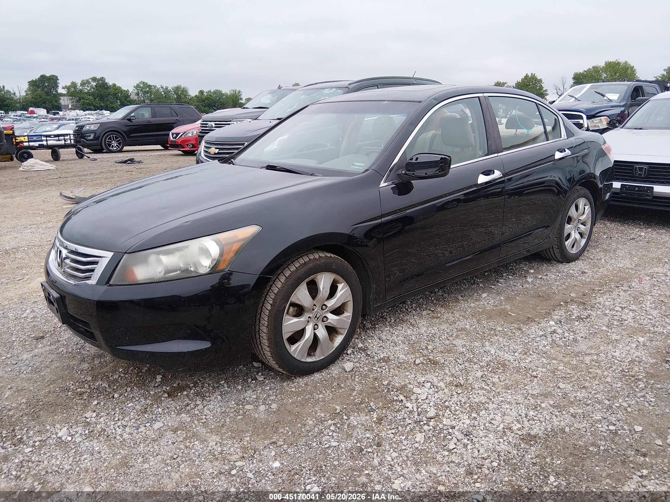2010 Honda Accord 2.4 Ex-l Черный vin: 1HGCP2F85AA090177