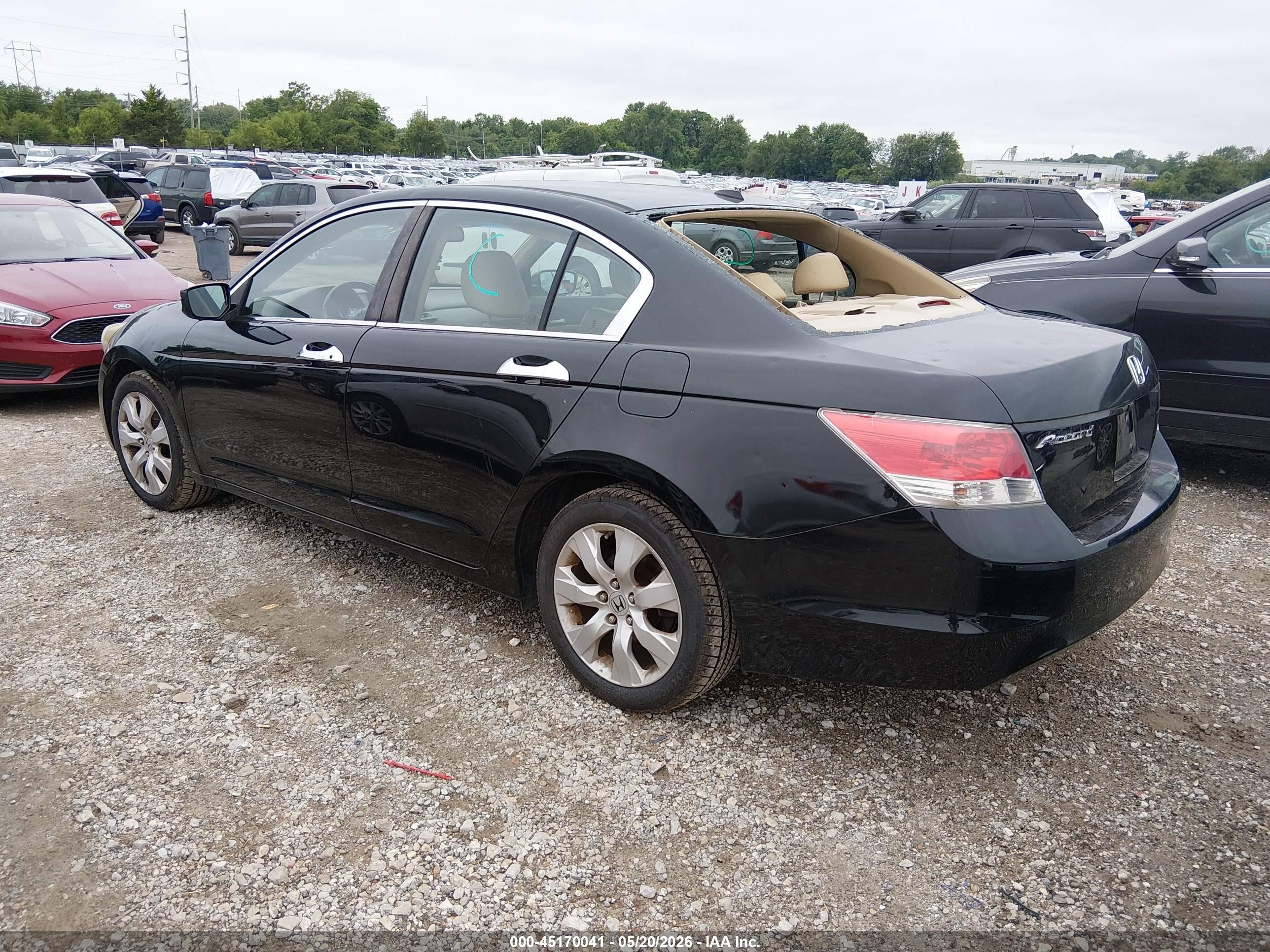 2010 Honda Accord 2.4 Ex-l Черный vin: 1HGCP2F85AA090177