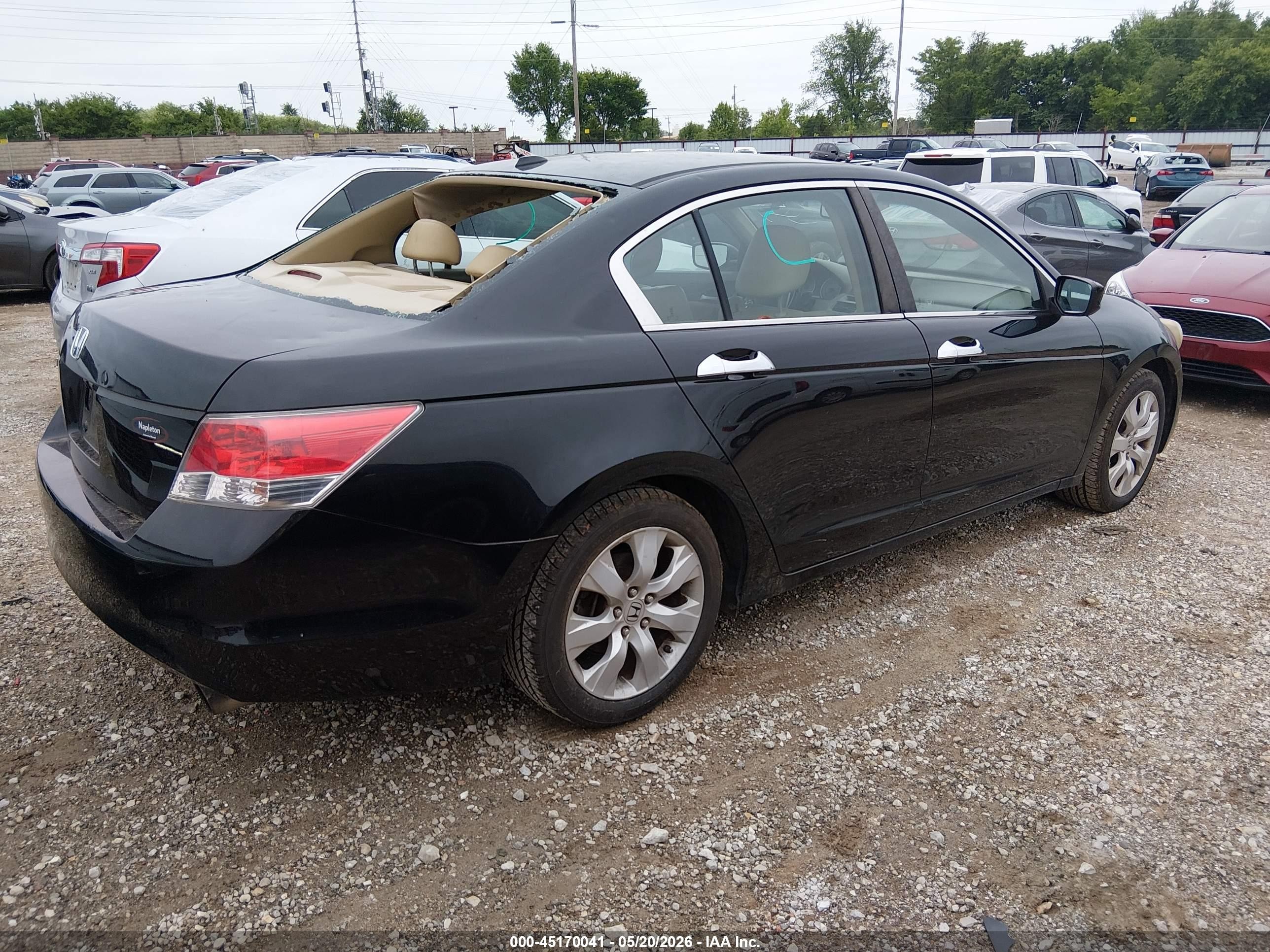2010 Honda Accord 2.4 Ex-l Черный vin: 1HGCP2F85AA090177