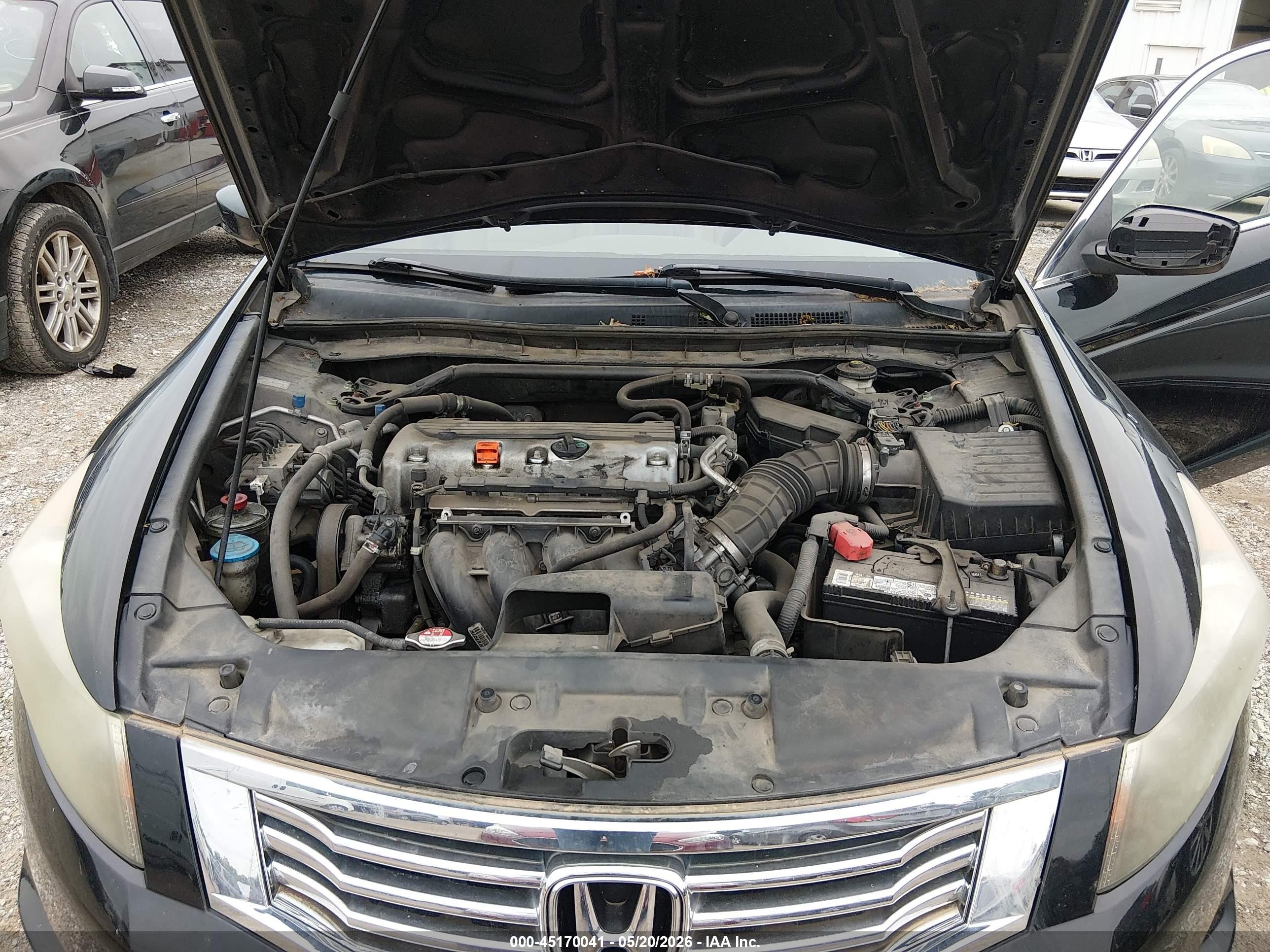 2010 Honda Accord 2.4 Ex-l Черный vin: 1HGCP2F85AA090177