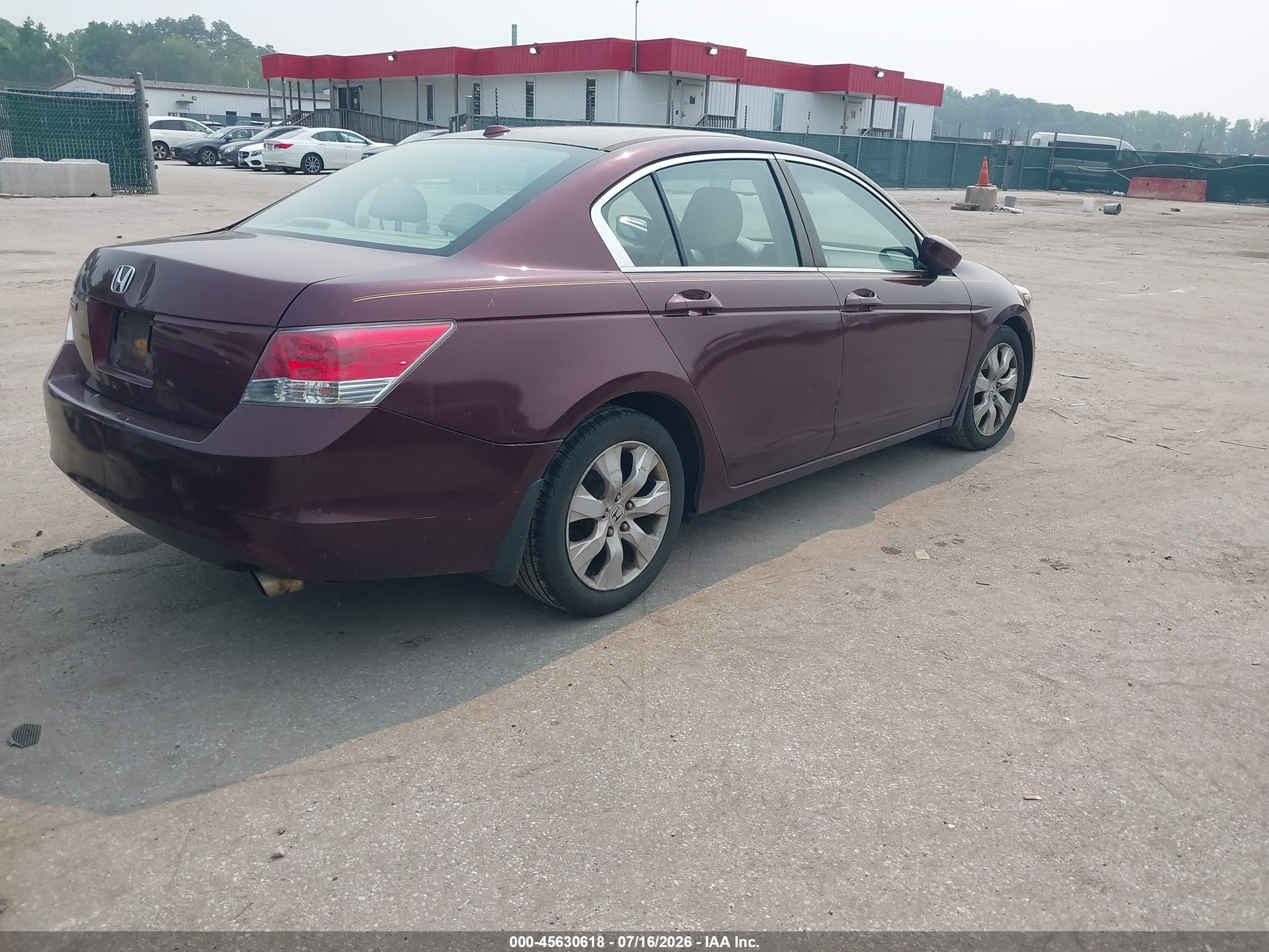 2010 Honda Accord 2.4 Ex-l Maroon vin: 1HGCP2F85AA090938