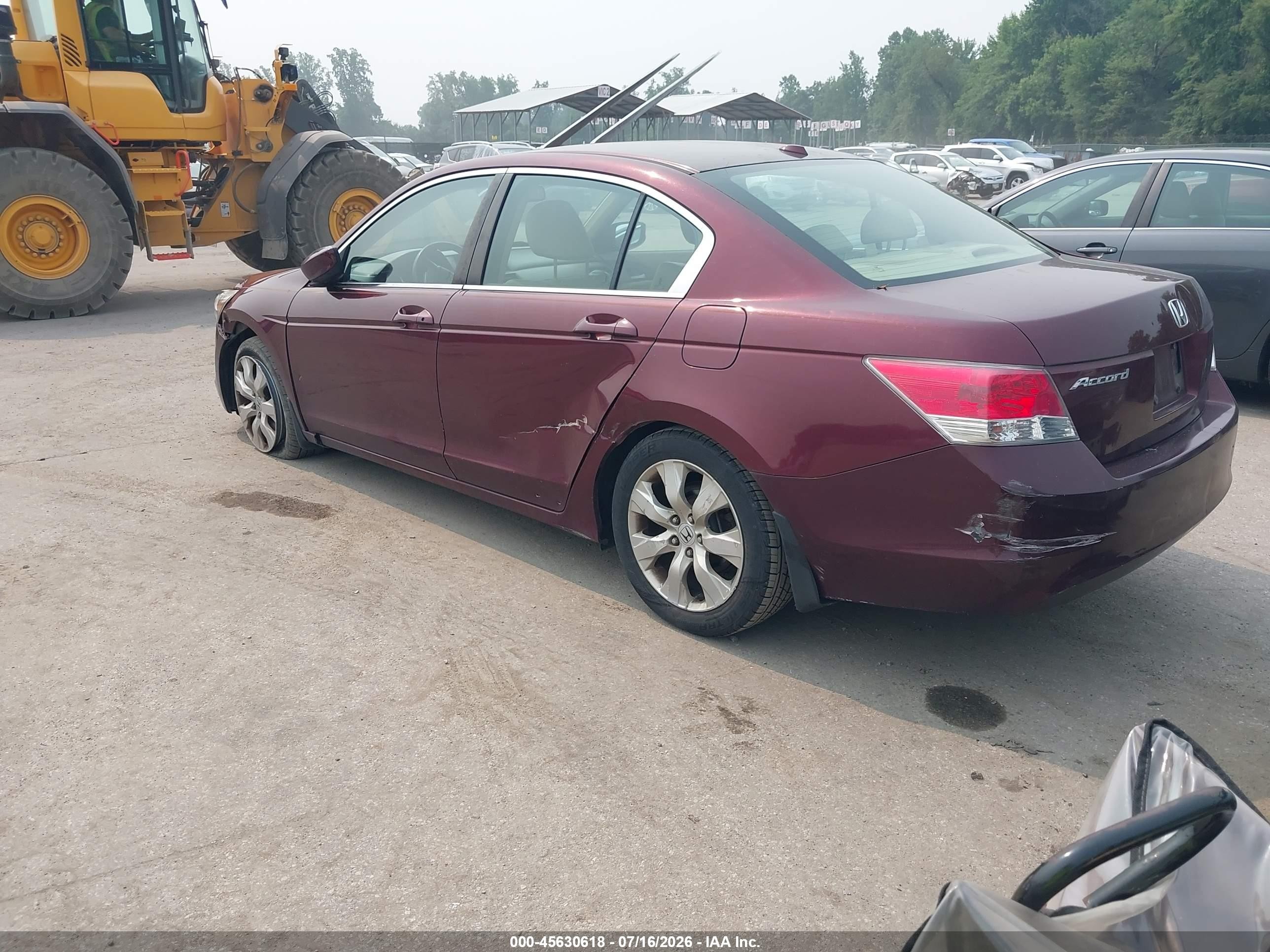 2010 Honda Accord 2.4 Ex-l Maroon vin: 1HGCP2F85AA090938