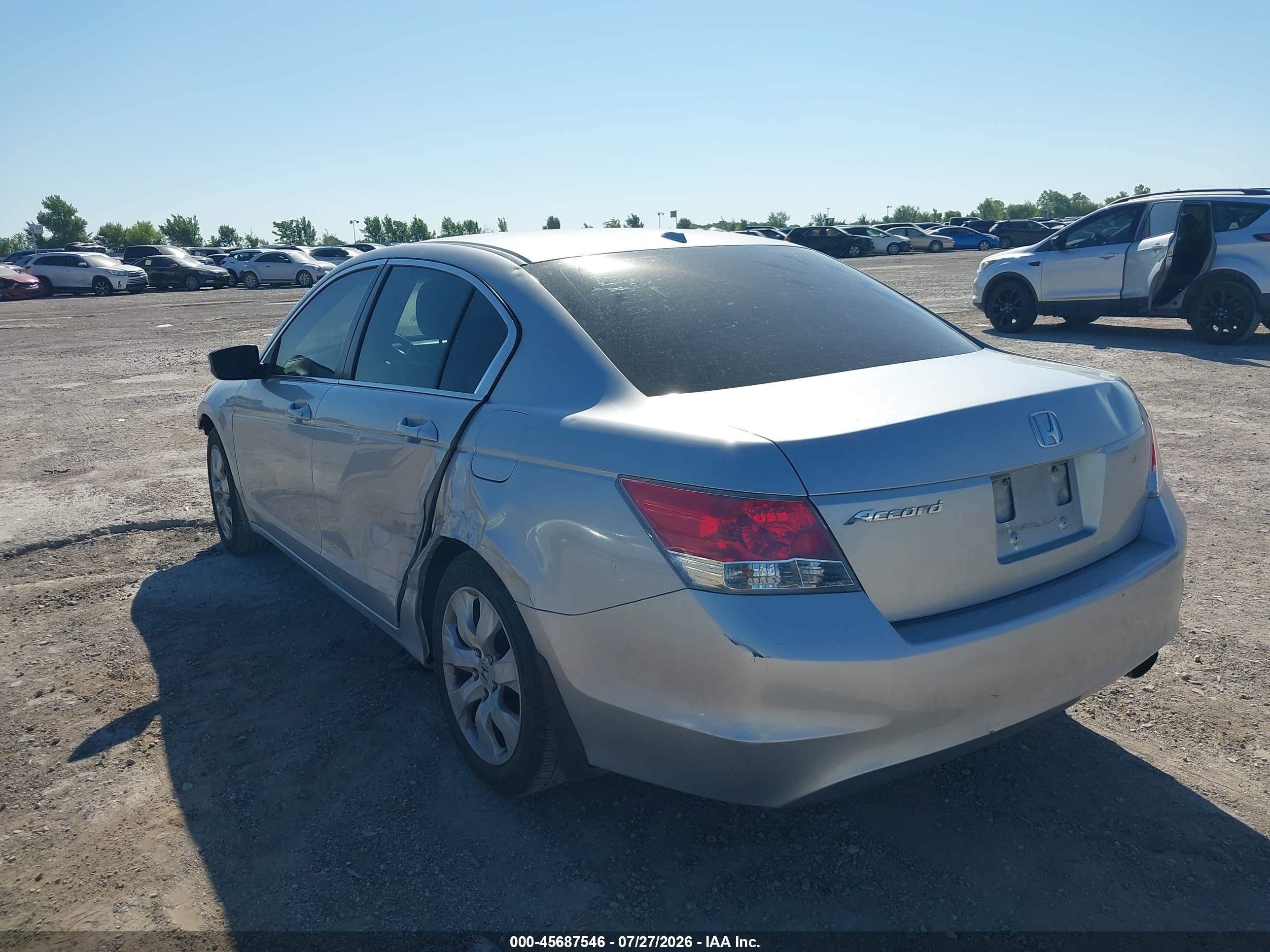 2010 Honda Accord 2.4 Ex-l Silver vin: 1HGCP2F85AA108614