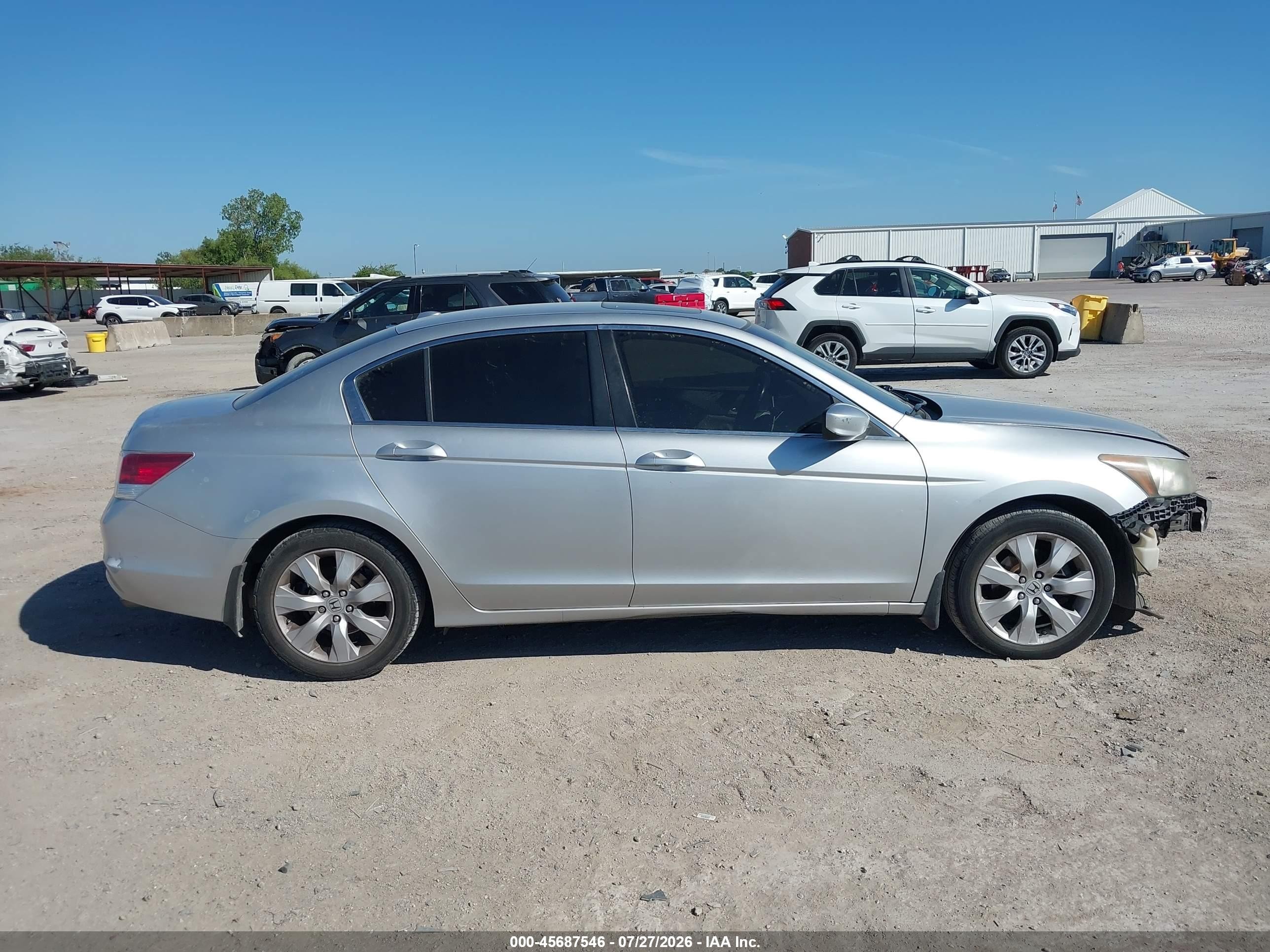2010 Honda Accord 2.4 Ex-l Silver vin: 1HGCP2F85AA108614