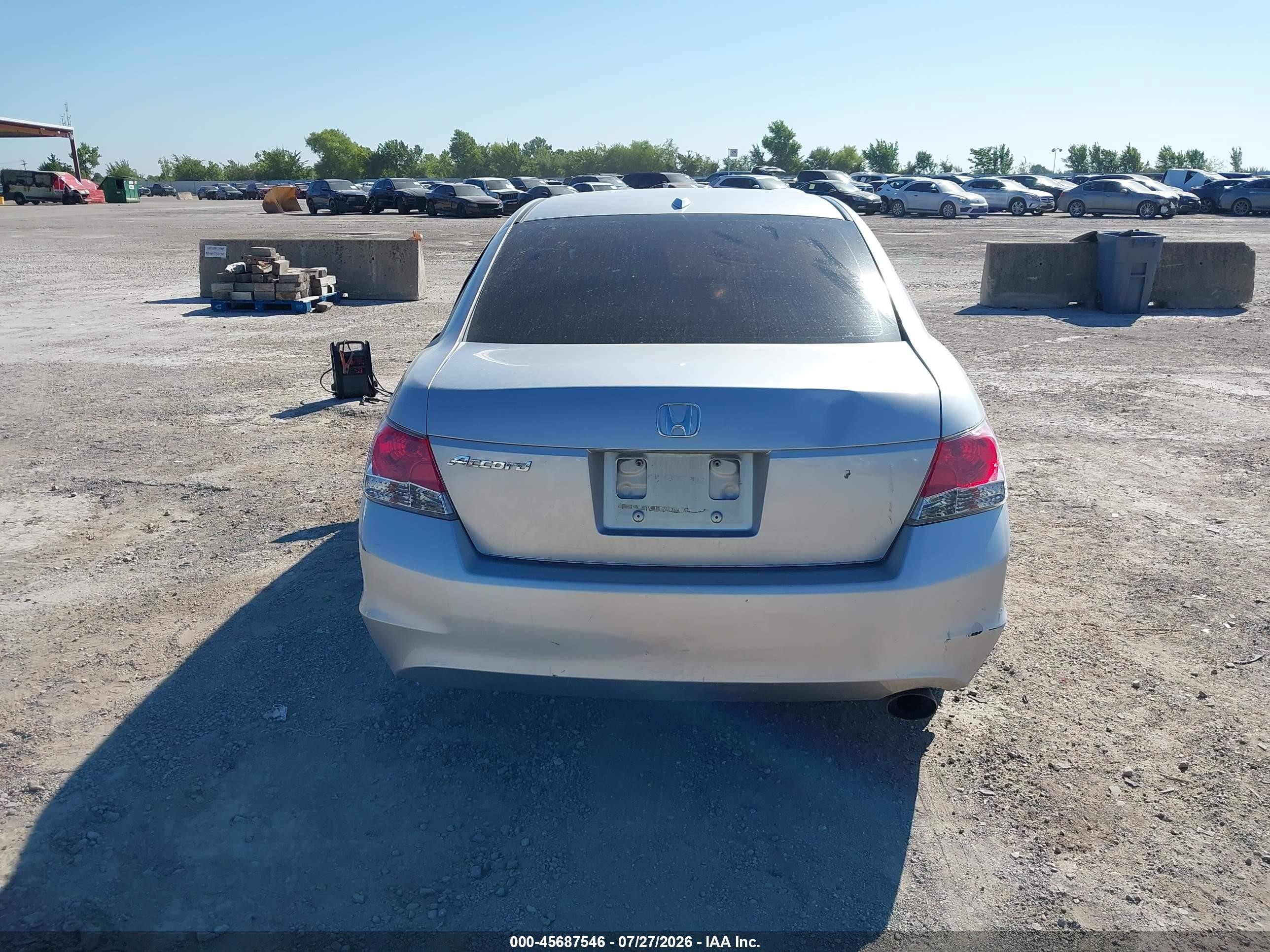 2010 Honda Accord 2.4 Ex-l Silver vin: 1HGCP2F85AA108614
