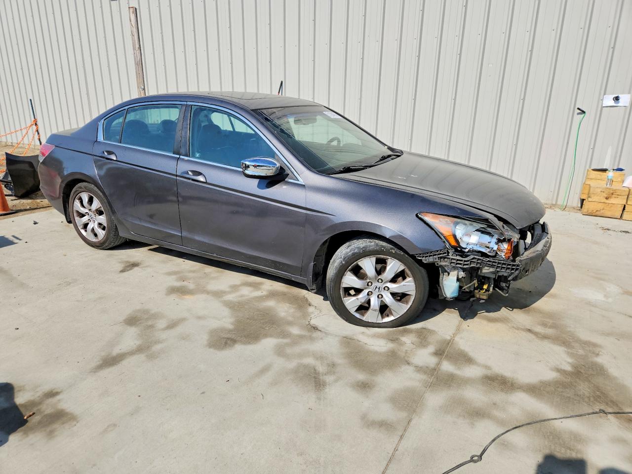 2010 Honda Accord Exl Gray vin: 1HGCP2F85AA157635