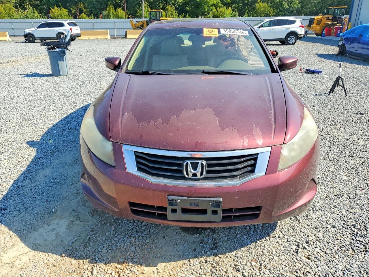 2010 Honda Accord Exl Burgundy vin: 1HGCP2F85AA165878