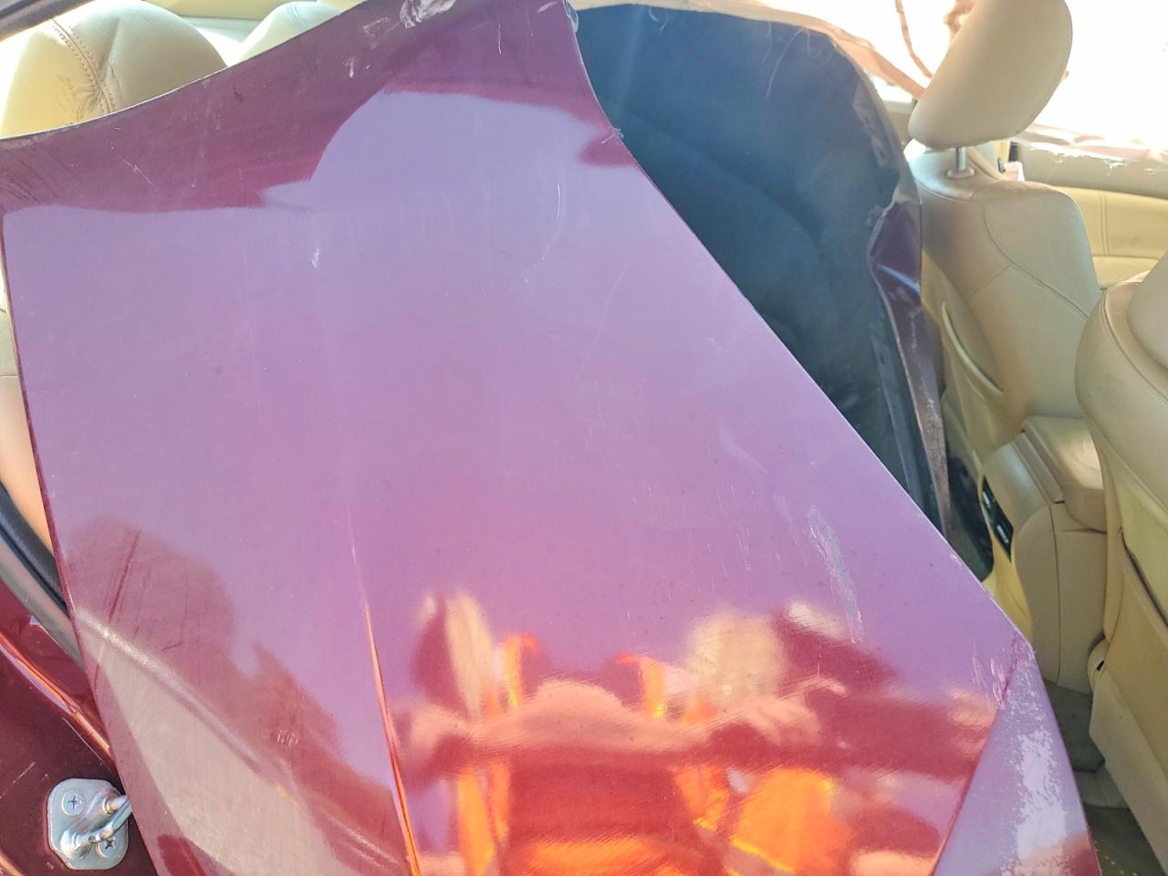 2010 Honda Accord Exl Burgundy vin: 1HGCP2F85AA165878