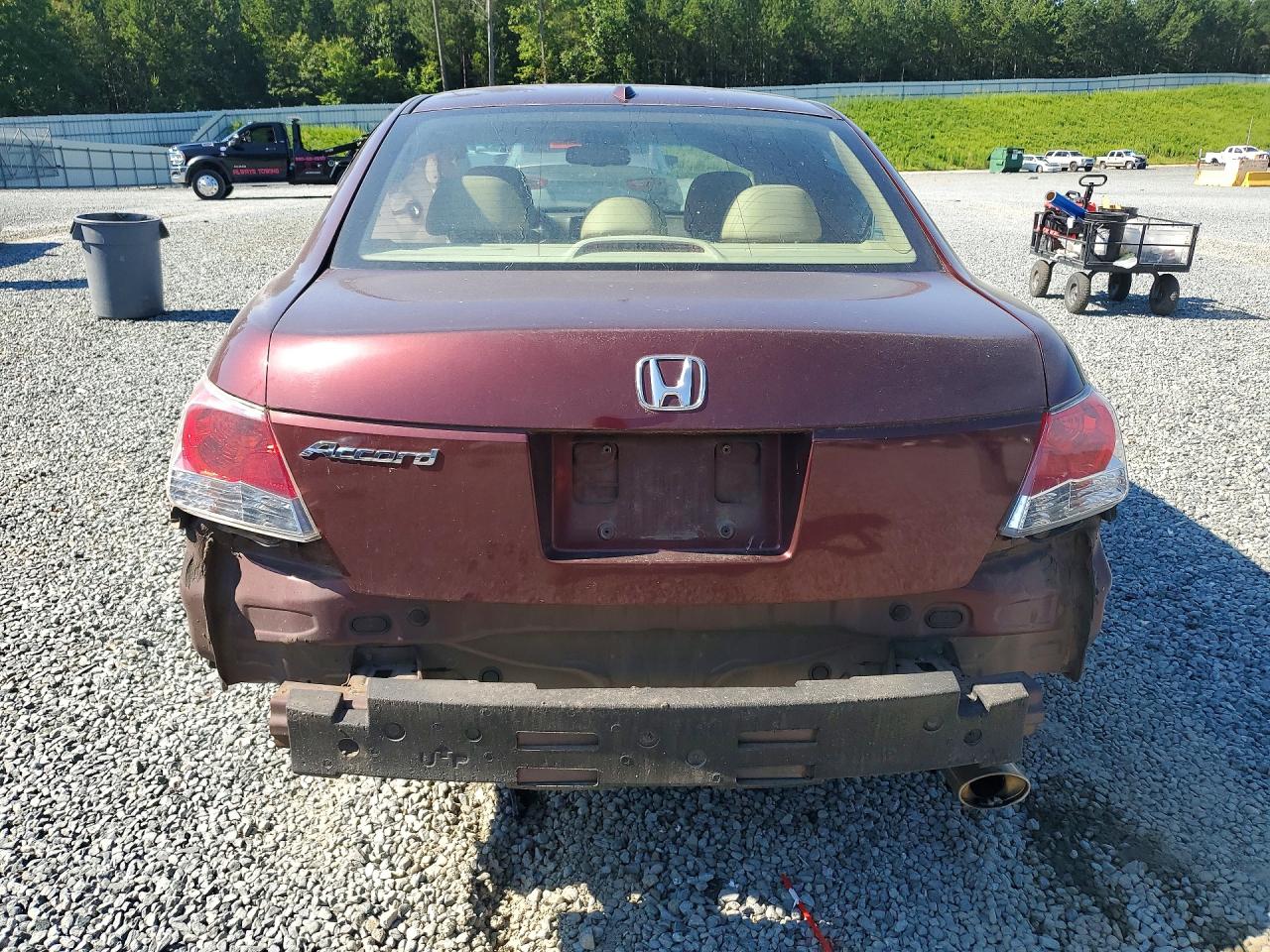 2010 Honda Accord Exl Burgundy vin: 1HGCP2F85AA165878
