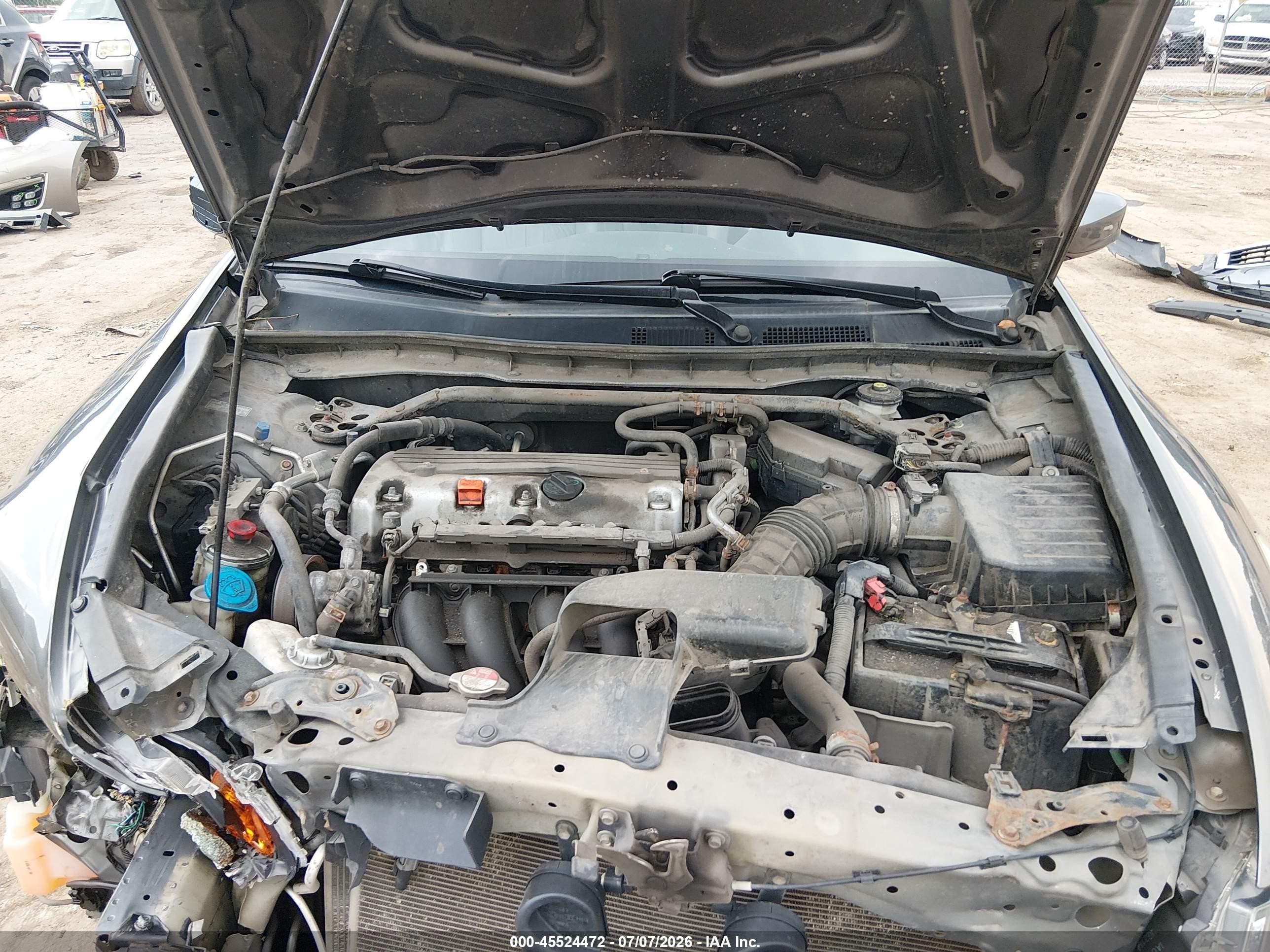 2010 Honda Accord 2.4 Ex-l Серый vin: 1HGCP2F85AA184351