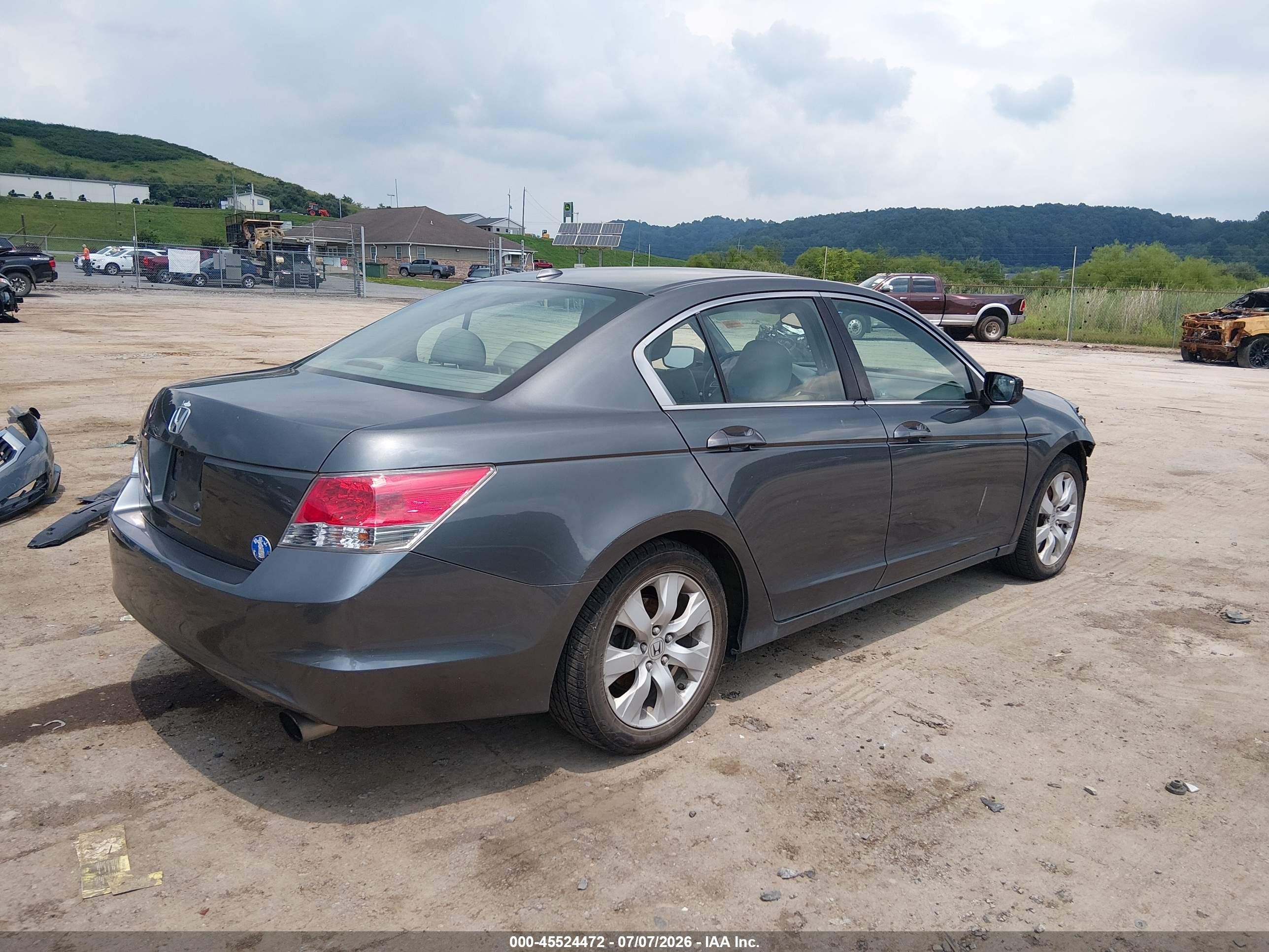 2010 Honda Accord 2.4 Ex-l Серый vin: 1HGCP2F85AA184351