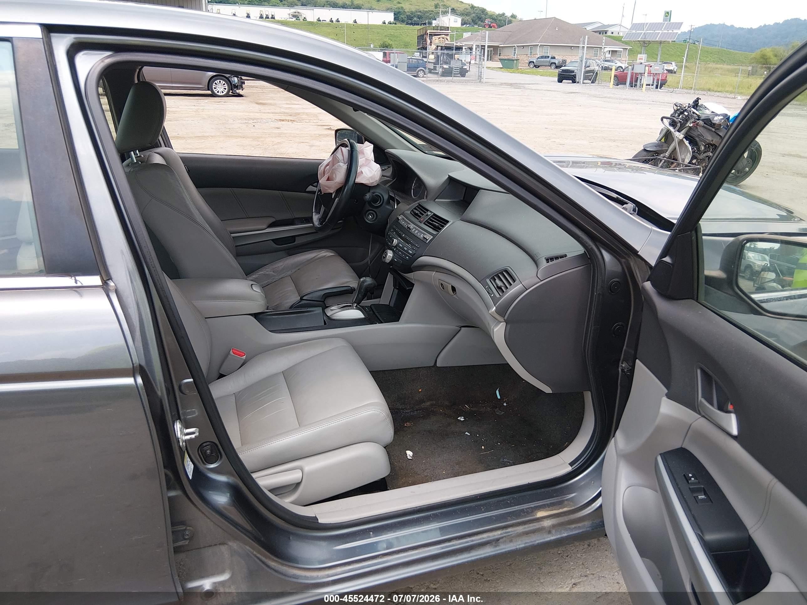 2010 Honda Accord 2.4 Ex-l Серый vin: 1HGCP2F85AA184351