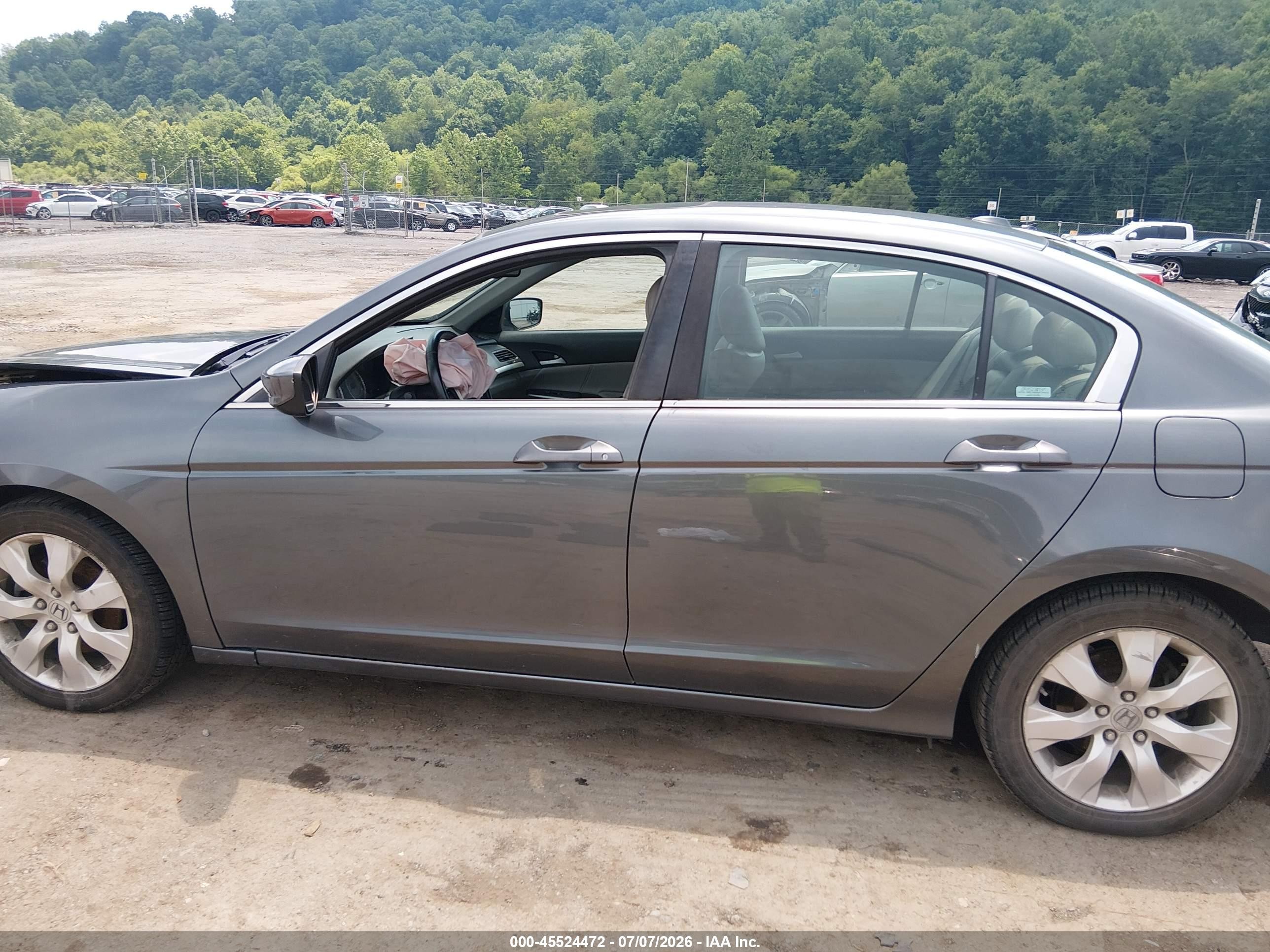 2010 Honda Accord 2.4 Ex-l Серый vin: 1HGCP2F85AA184351