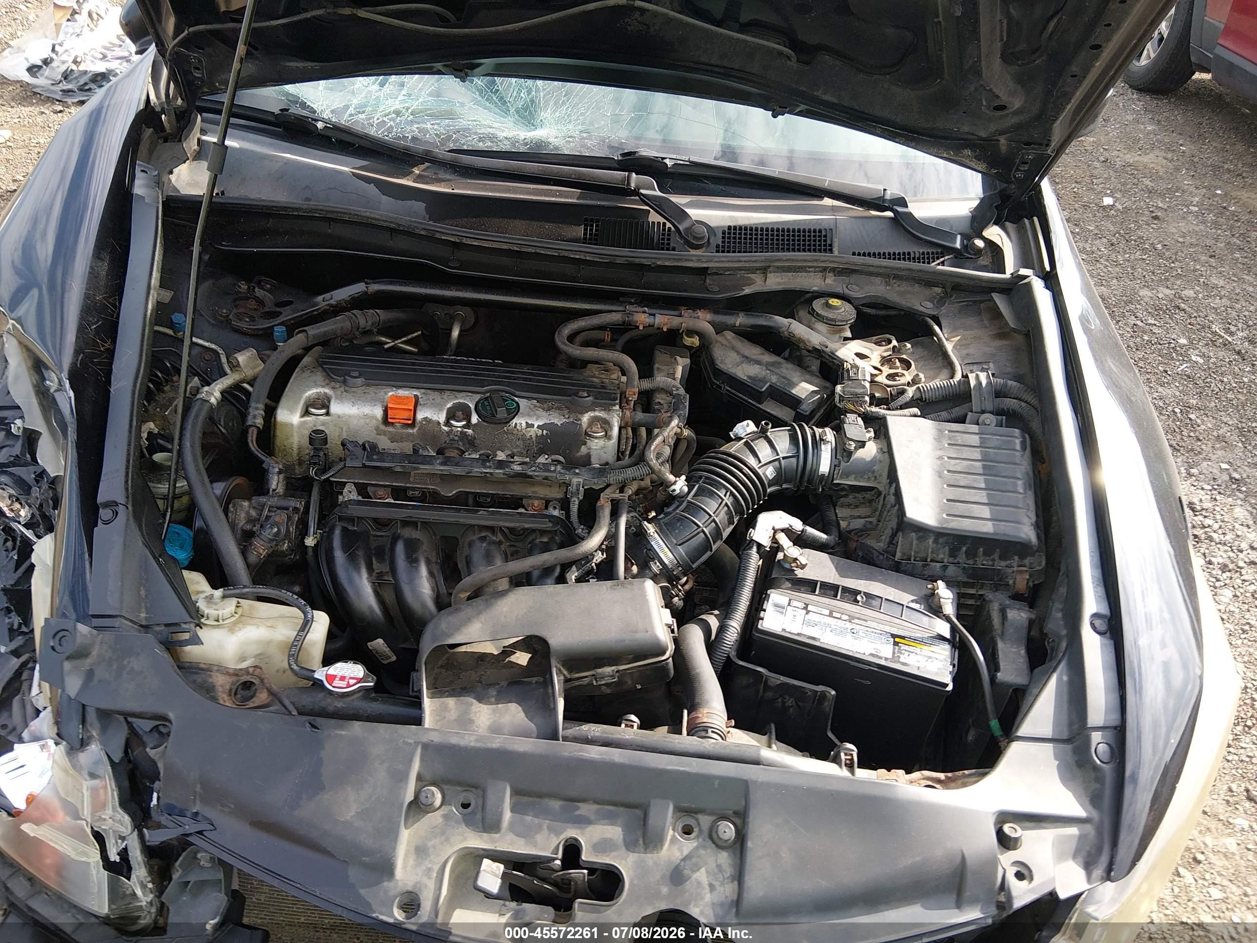 2010 Honda Accord 2.4 Ex-l Black vin: 1HGCP2F85AA194586