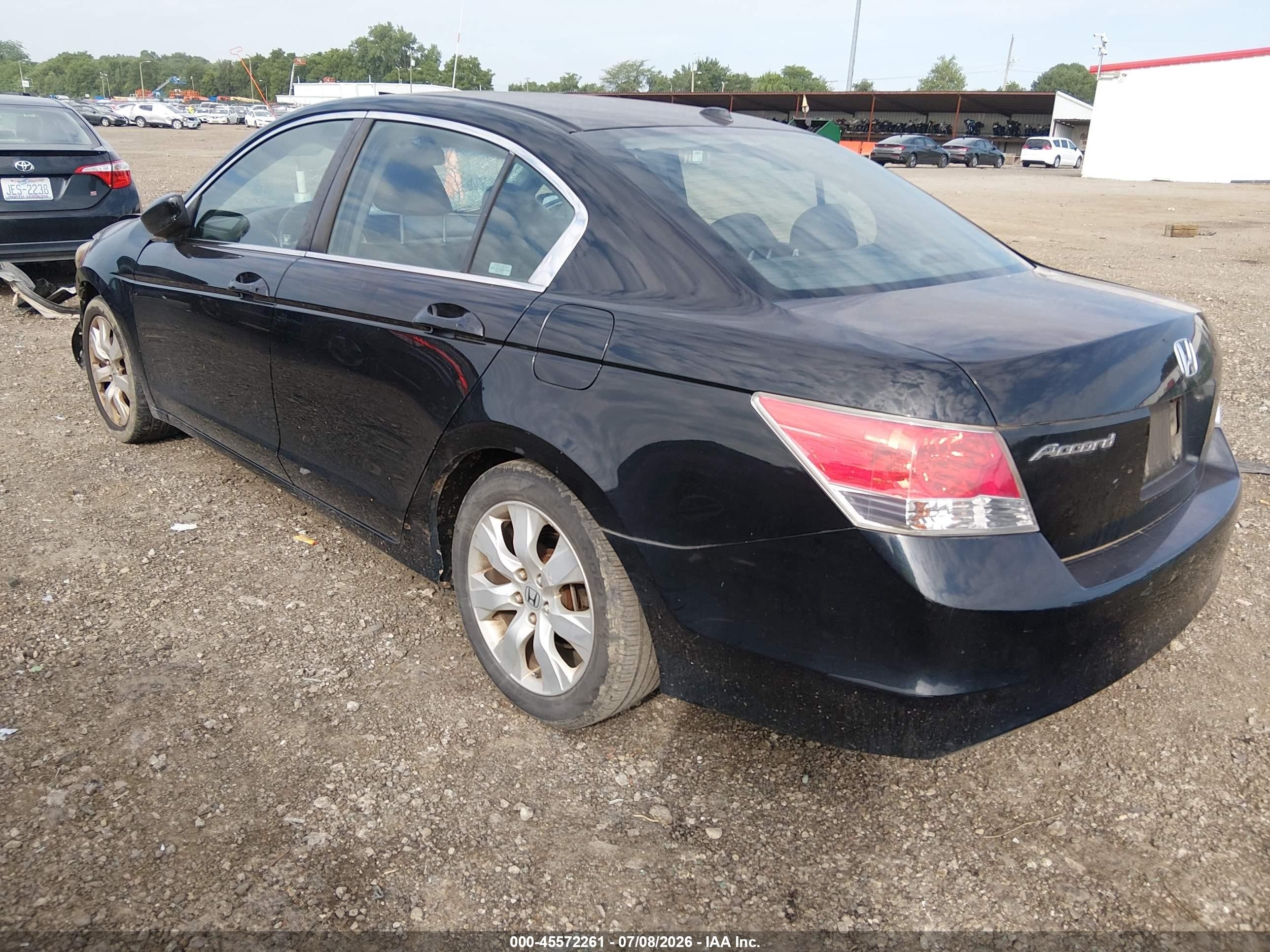 2010 Honda Accord 2.4 Ex-l Black vin: 1HGCP2F85AA194586
