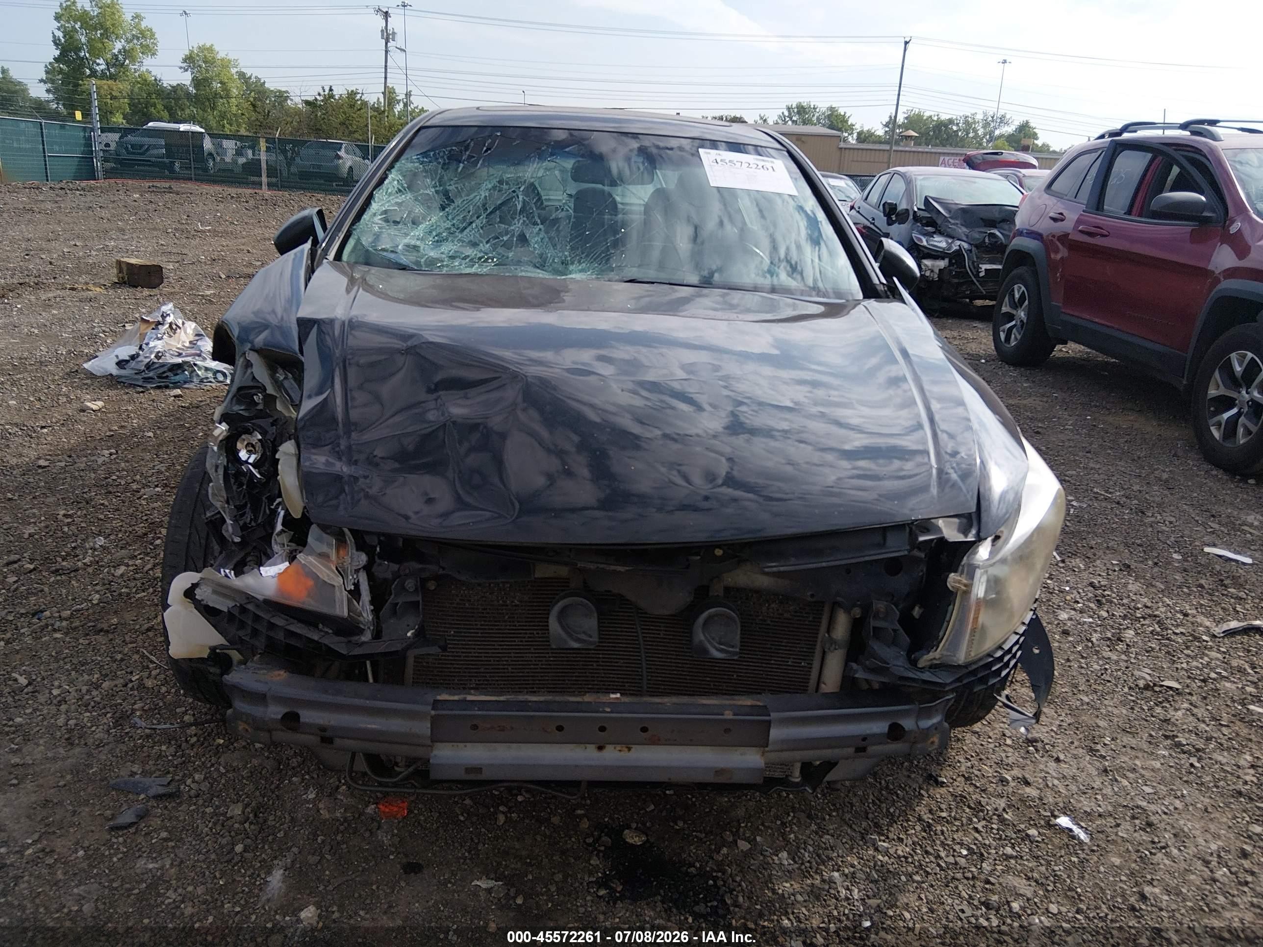 2010 Honda Accord 2.4 Ex-l Black vin: 1HGCP2F85AA194586