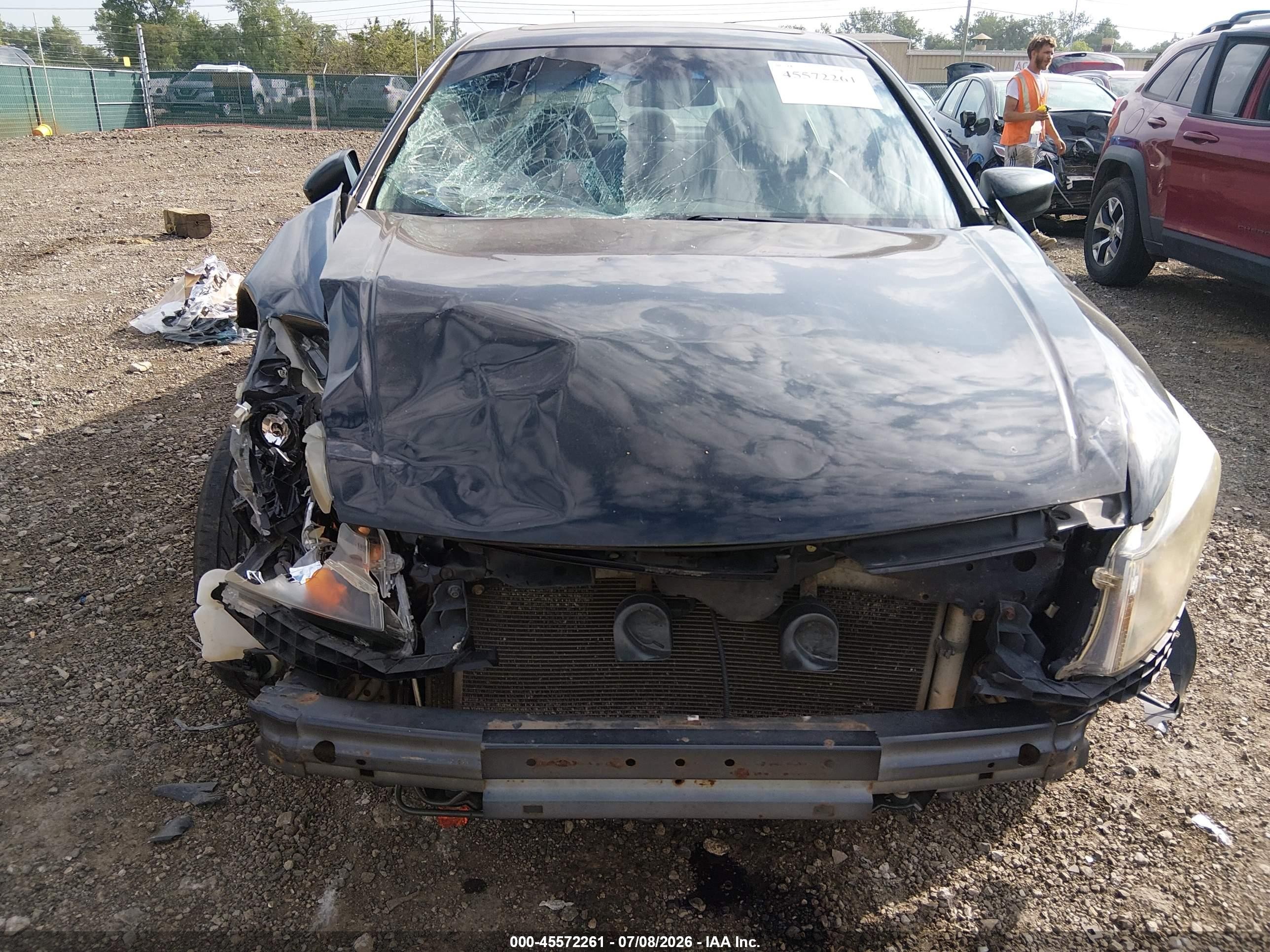2010 Honda Accord 2.4 Ex-l Black vin: 1HGCP2F85AA194586