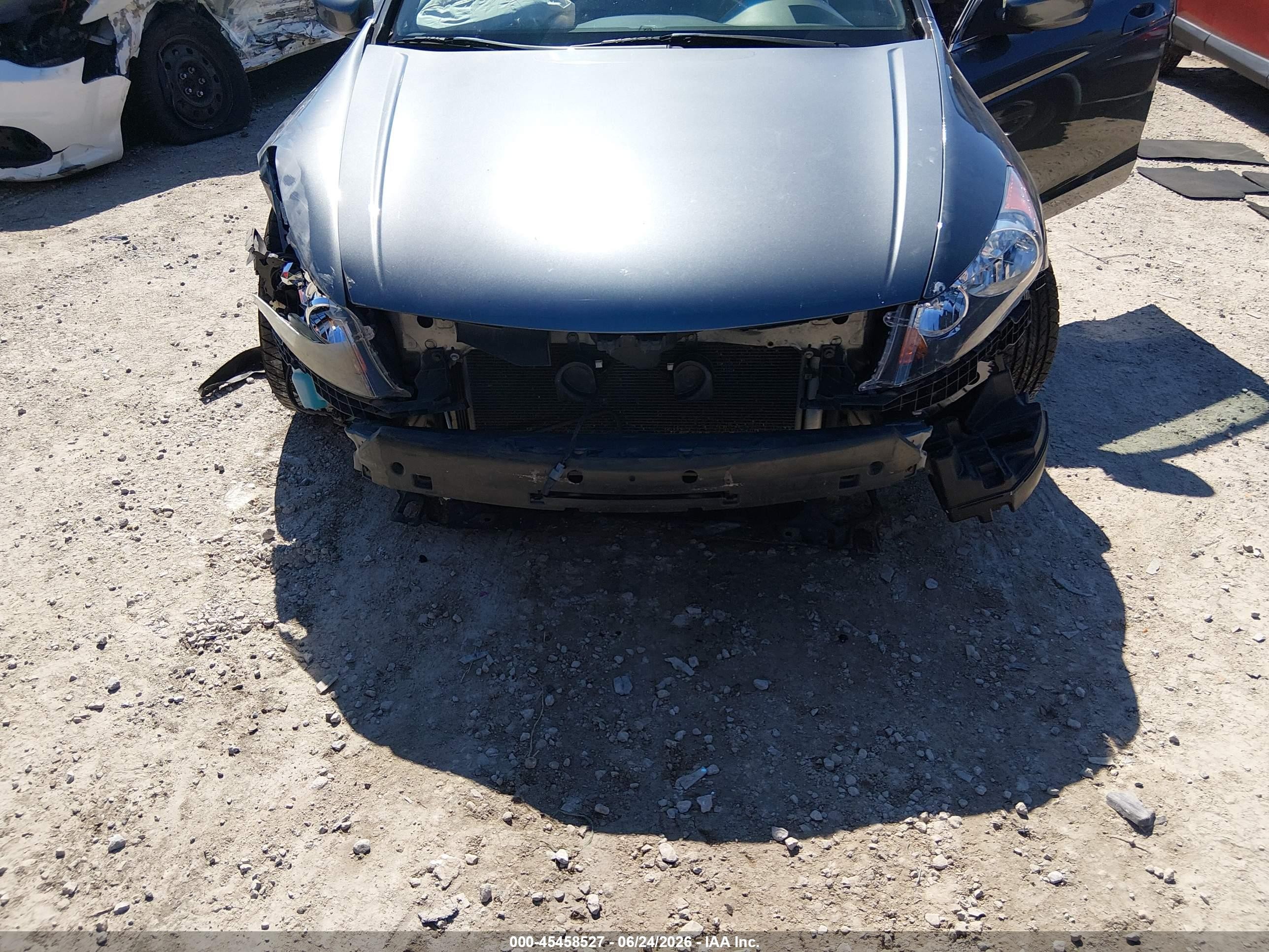 2011 Honda Accord 2.4 Ex-l Gray vin: 1HGCP2F85BA001418