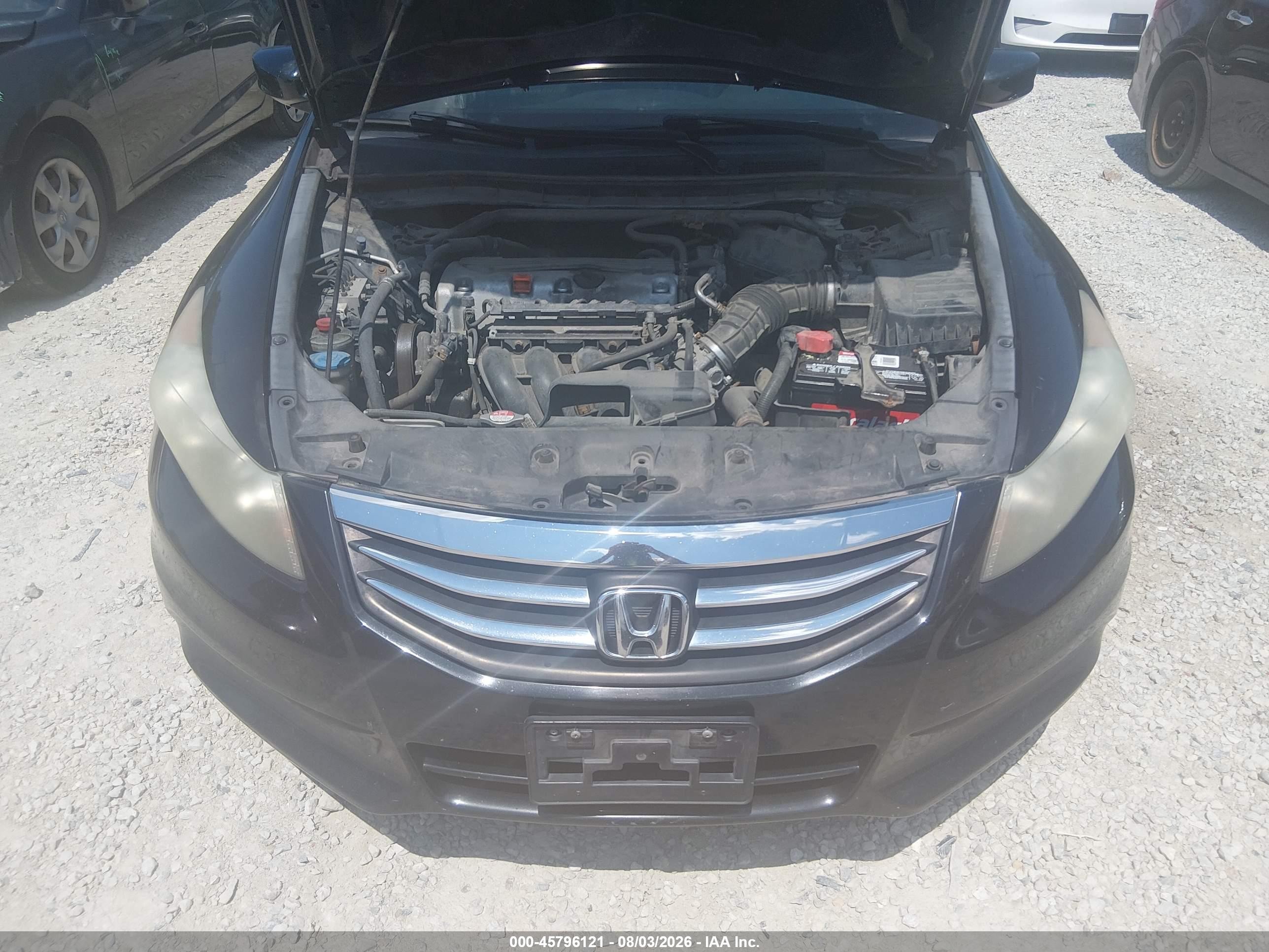 2011 Honda Accord 2.4 Ex-l Черный vin: 1HGCP2F85BA011804