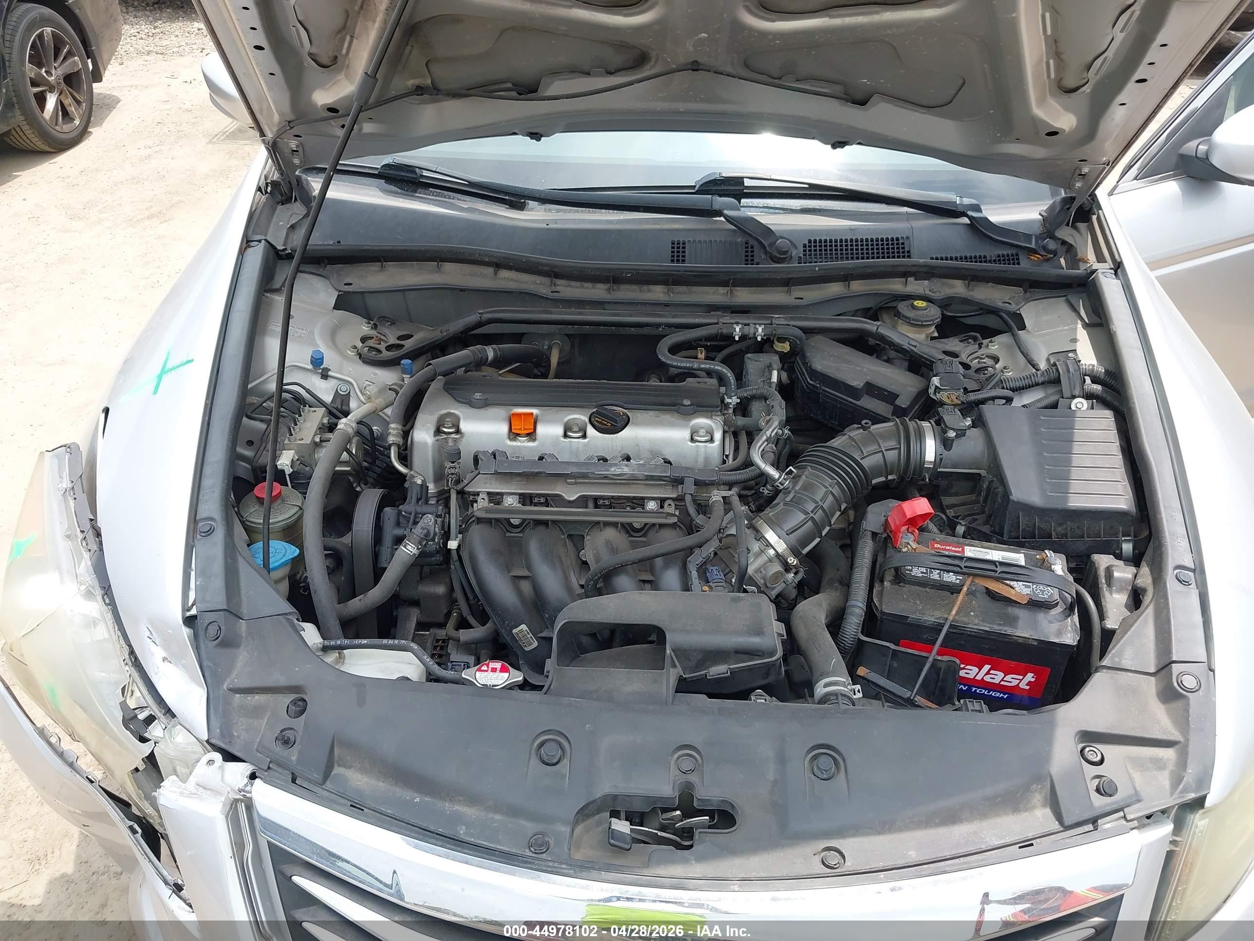2011 Honda Accord 2.4 Ex-l Silver vin: 1HGCP2F85BA019434