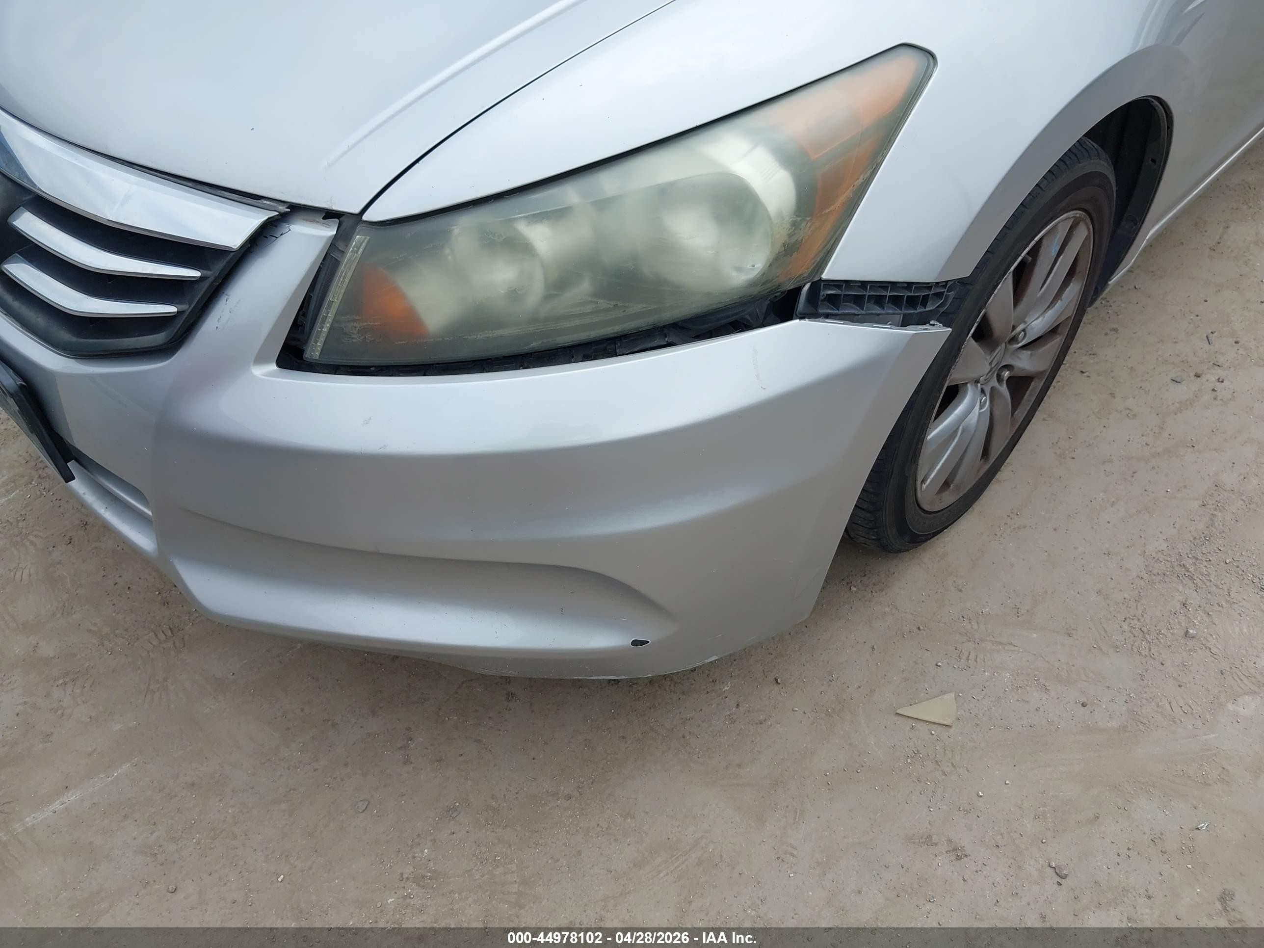 2011 Honda Accord 2.4 Ex-l Silver vin: 1HGCP2F85BA019434