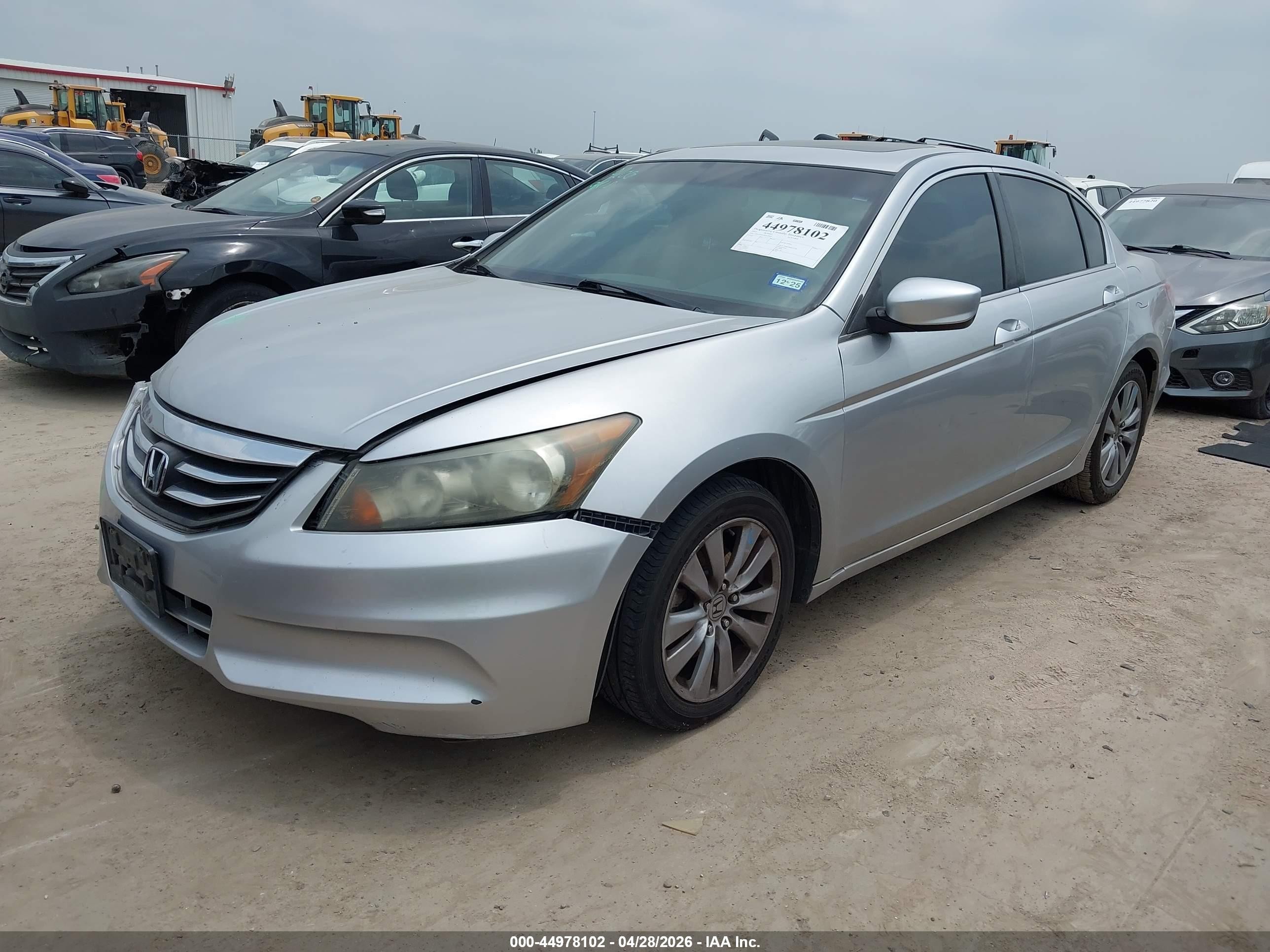 2011 Honda Accord 2.4 Ex-l Silver vin: 1HGCP2F85BA019434