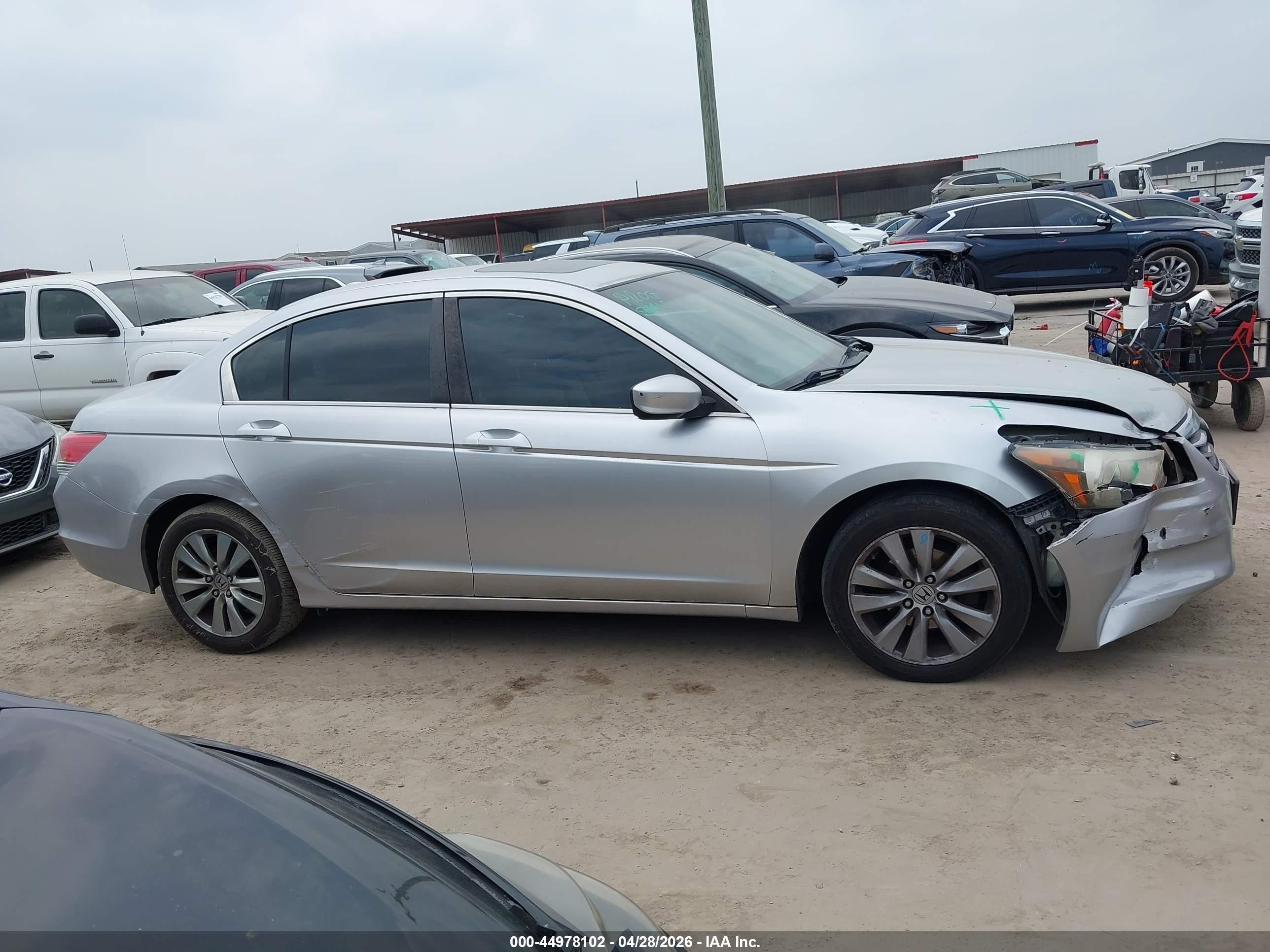 2011 Honda Accord 2.4 Ex-l Silver vin: 1HGCP2F85BA019434