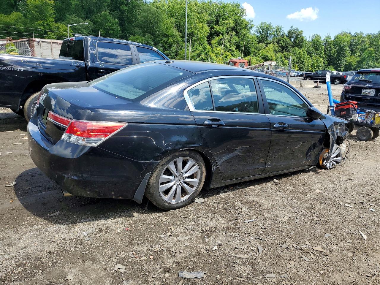 2011 Honda Accord Exl Black vin: 1HGCP2F85BA041255