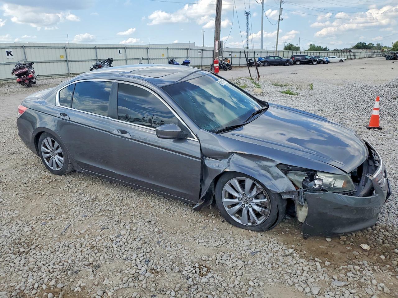 2011 Honda Accord Exl Gray vin: 1HGCP2F85BA043460