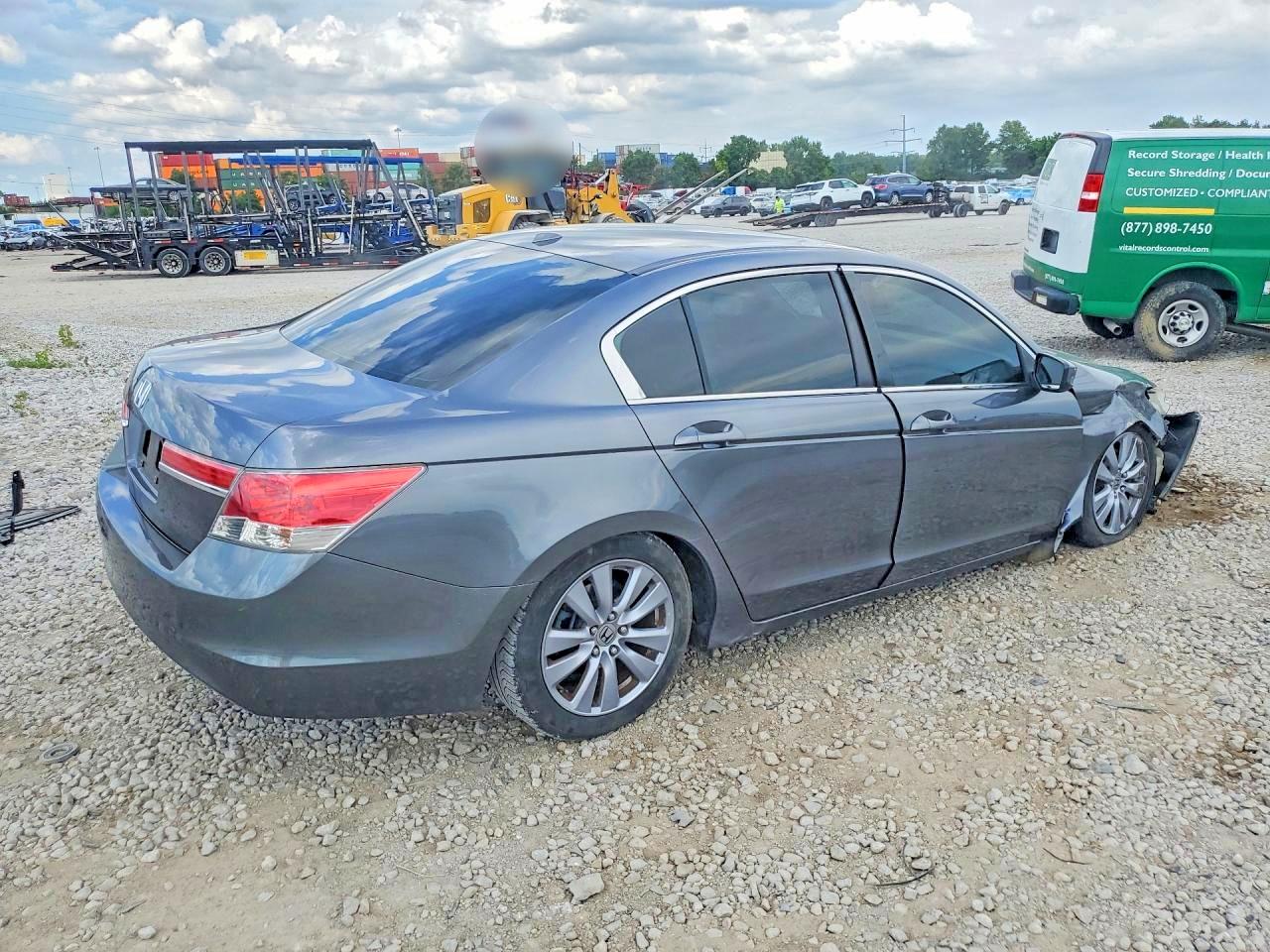 2011 Honda Accord Exl Gray vin: 1HGCP2F85BA043460