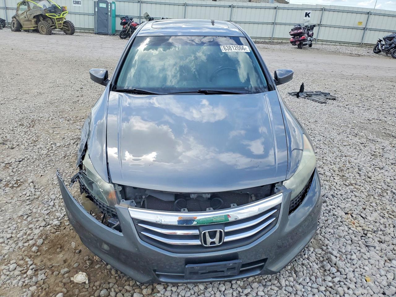 2011 Honda Accord Exl Gray vin: 1HGCP2F85BA043460