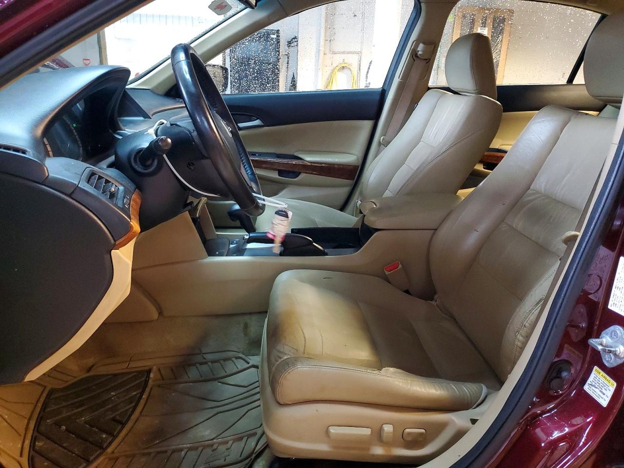 2011 Honda Accord Exl Maroon vin: 1HGCP2F85BA057049