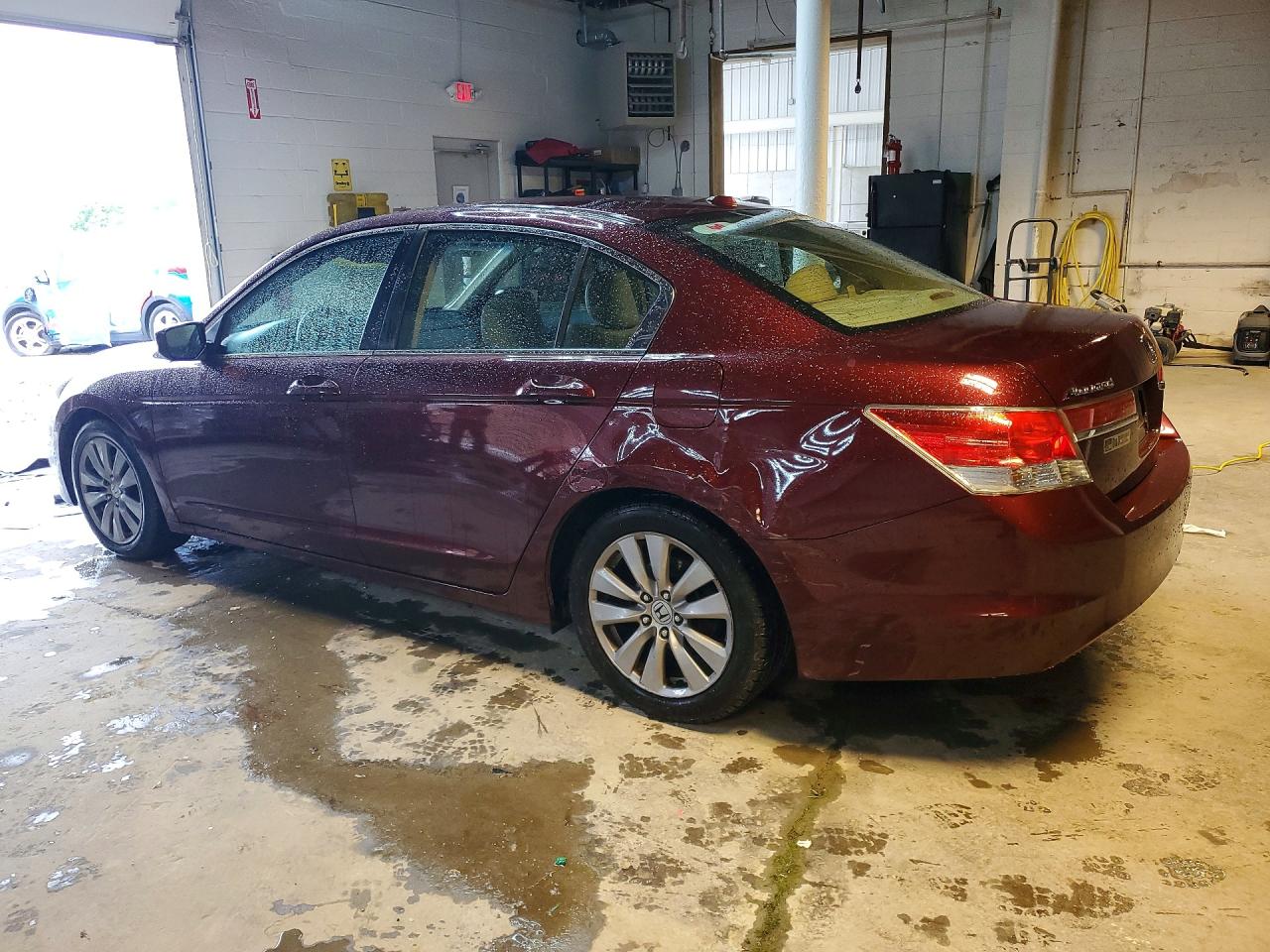 2011 Honda Accord Exl Maroon vin: 1HGCP2F85BA057049