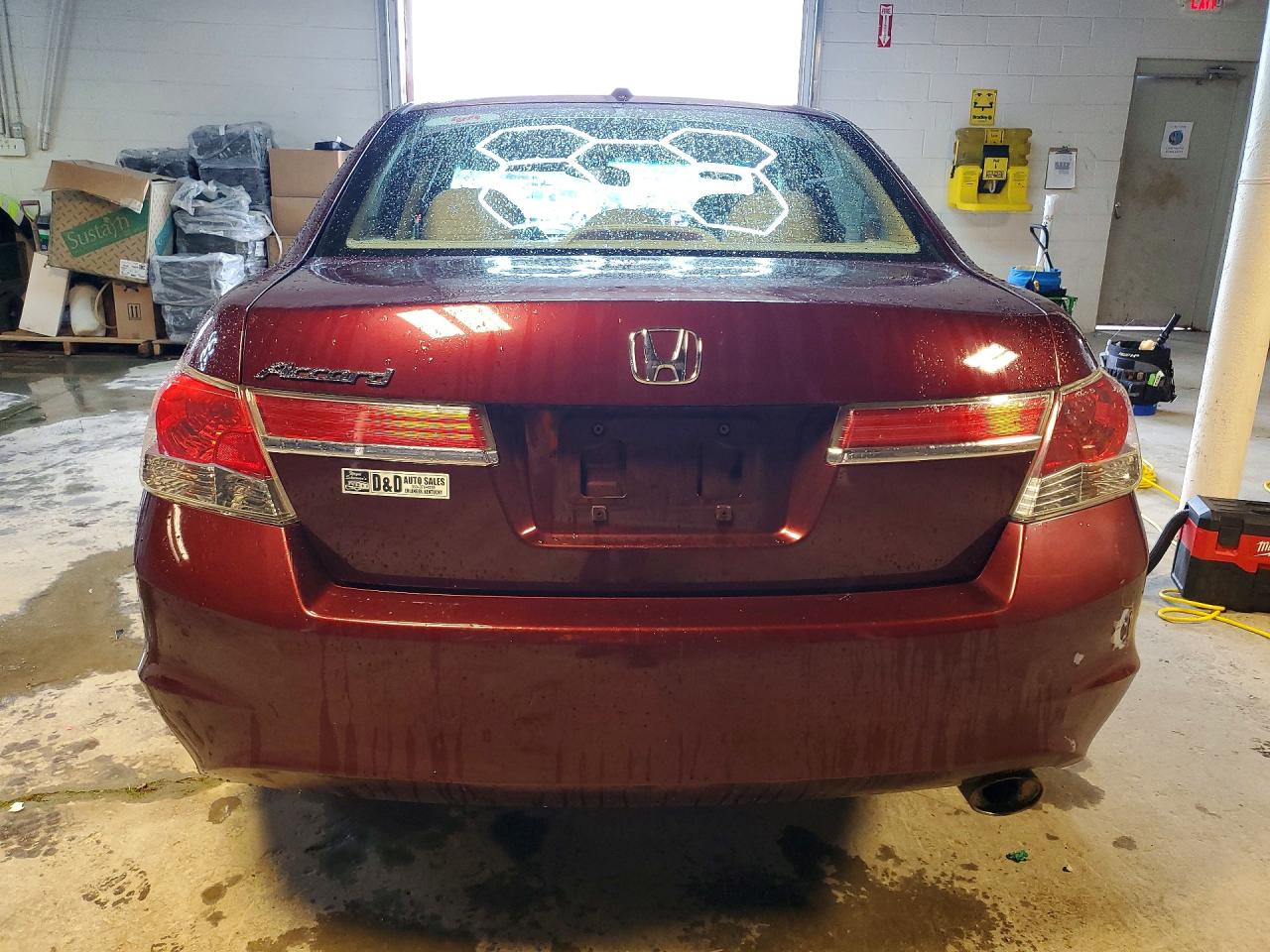 2011 Honda Accord Exl Maroon vin: 1HGCP2F85BA057049