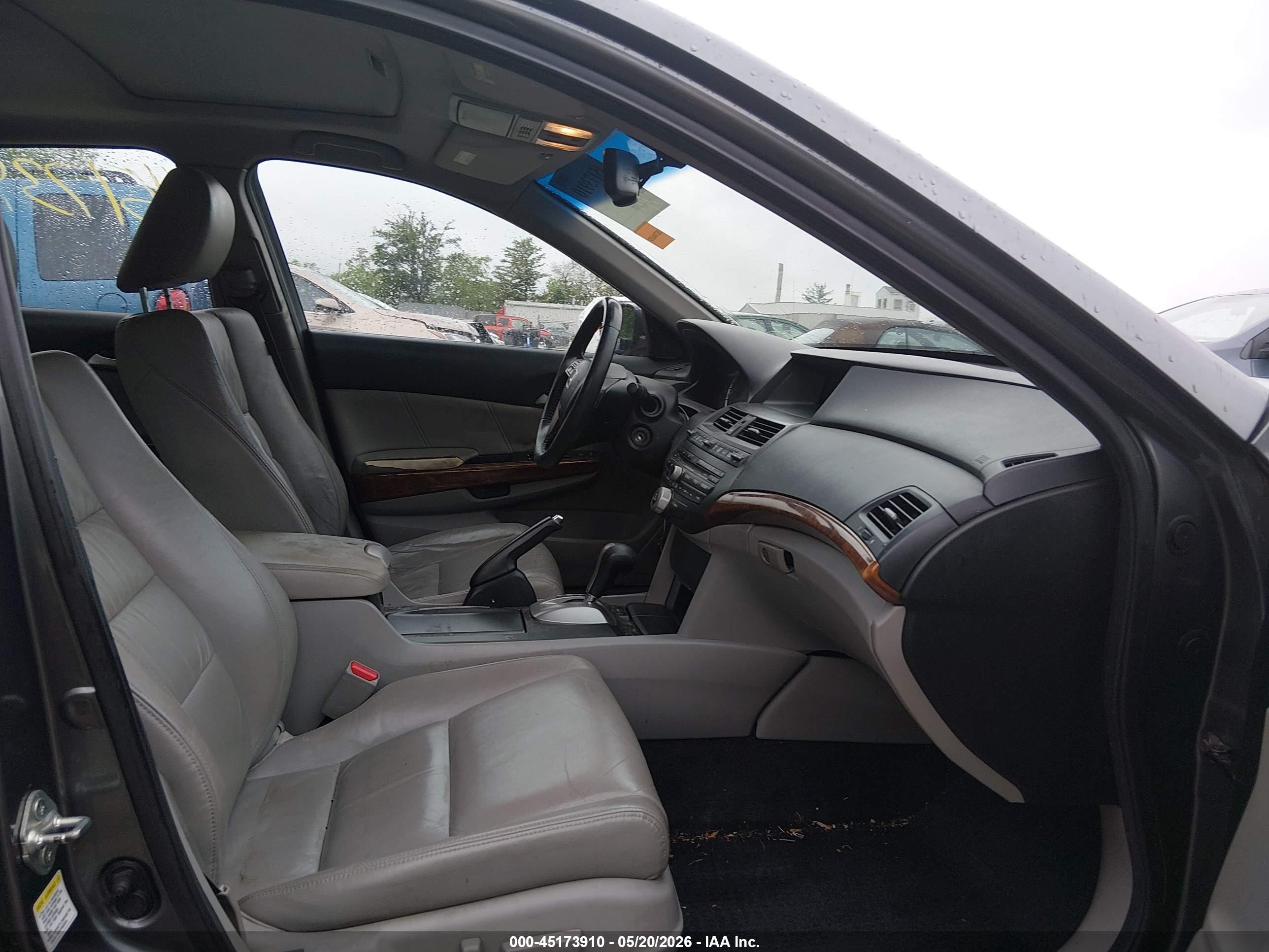 2011 Honda Accord 2.4 Ex-l Gray vin: 1HGCP2F85BA072280