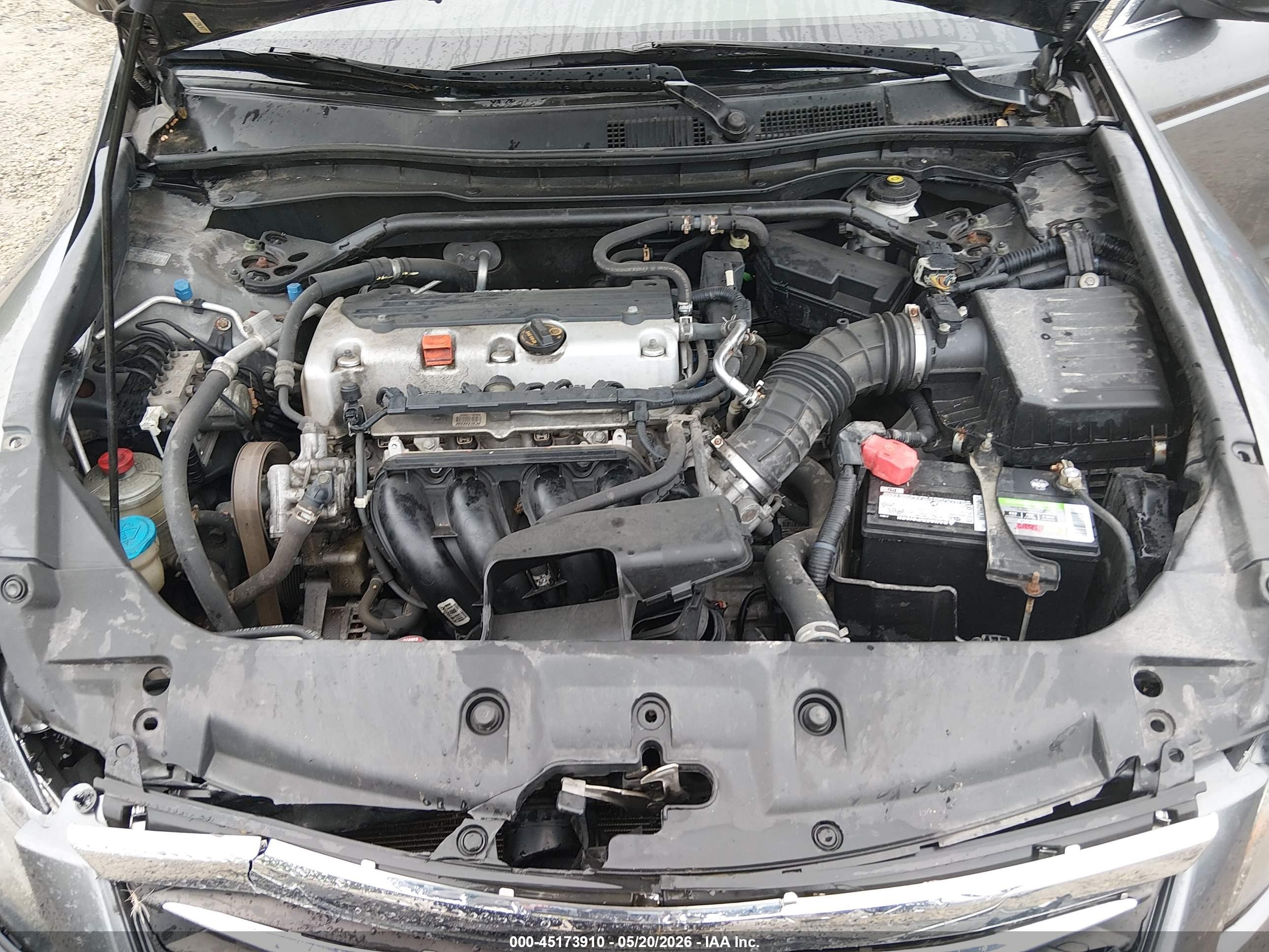 2011 Honda Accord 2.4 Ex-l Gray vin: 1HGCP2F85BA072280