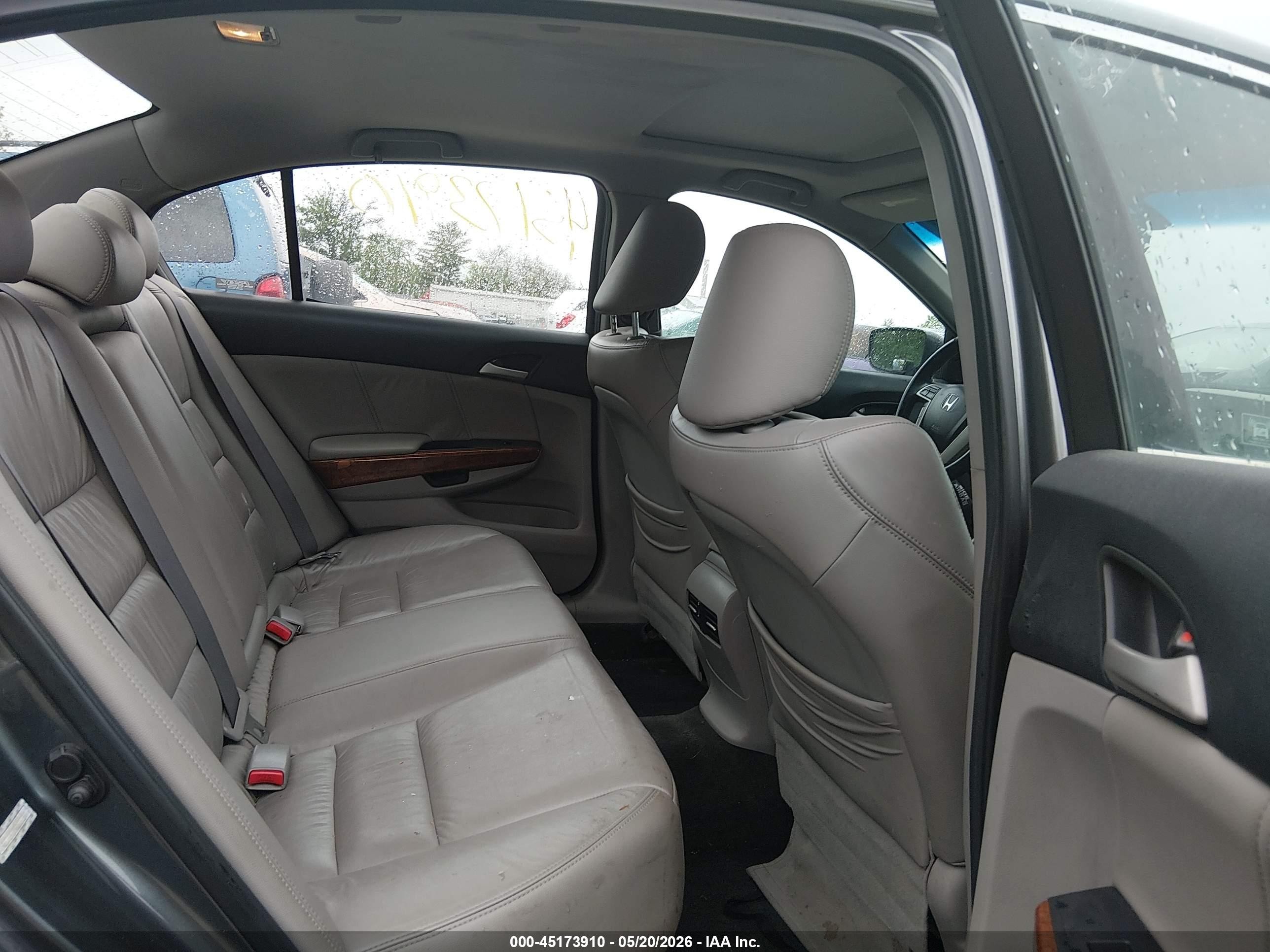 2011 Honda Accord 2.4 Ex-l Gray vin: 1HGCP2F85BA072280