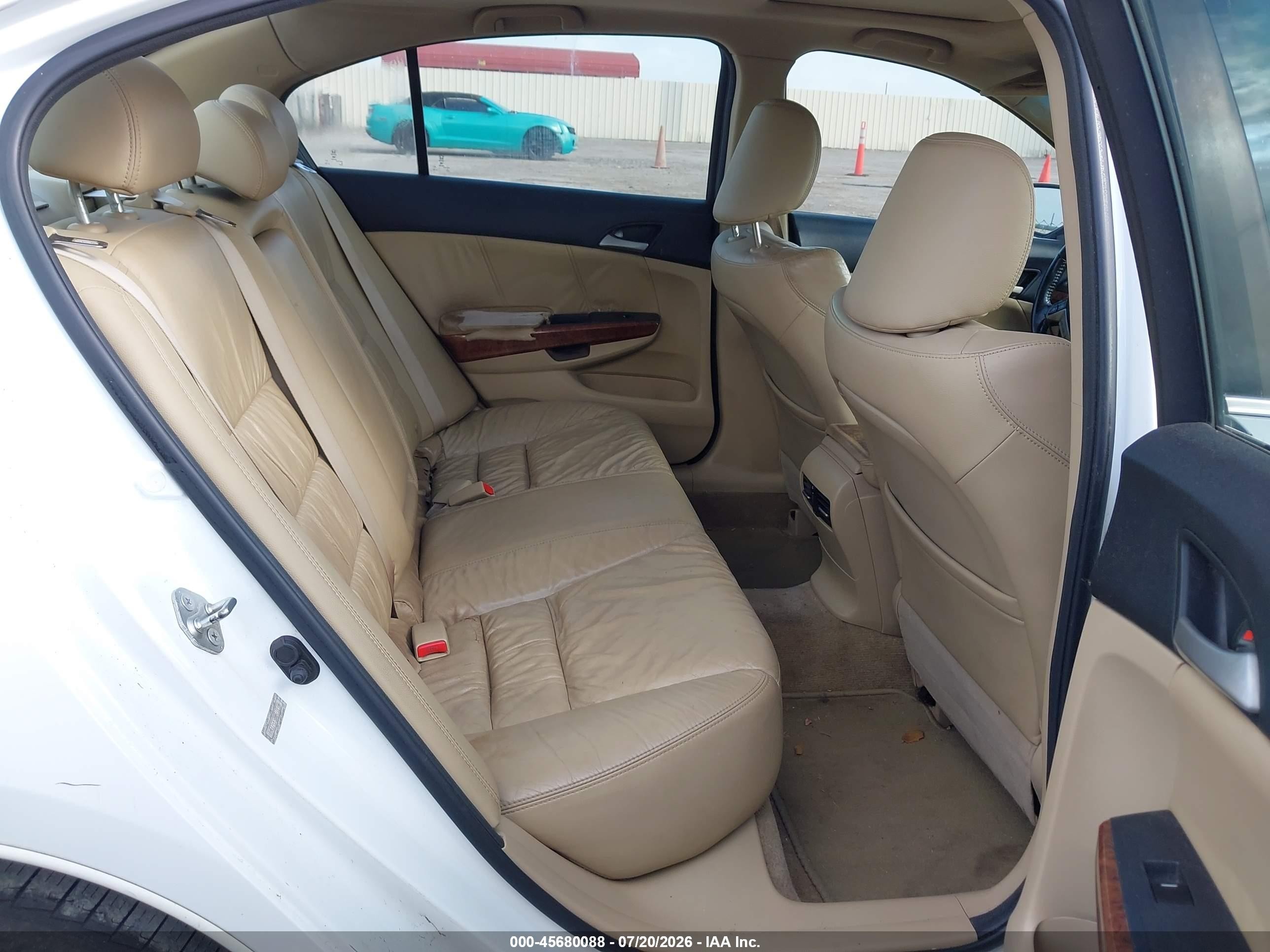 2011 Honda Accord 2.4 Ex-l White vin: 1HGCP2F85BA101986