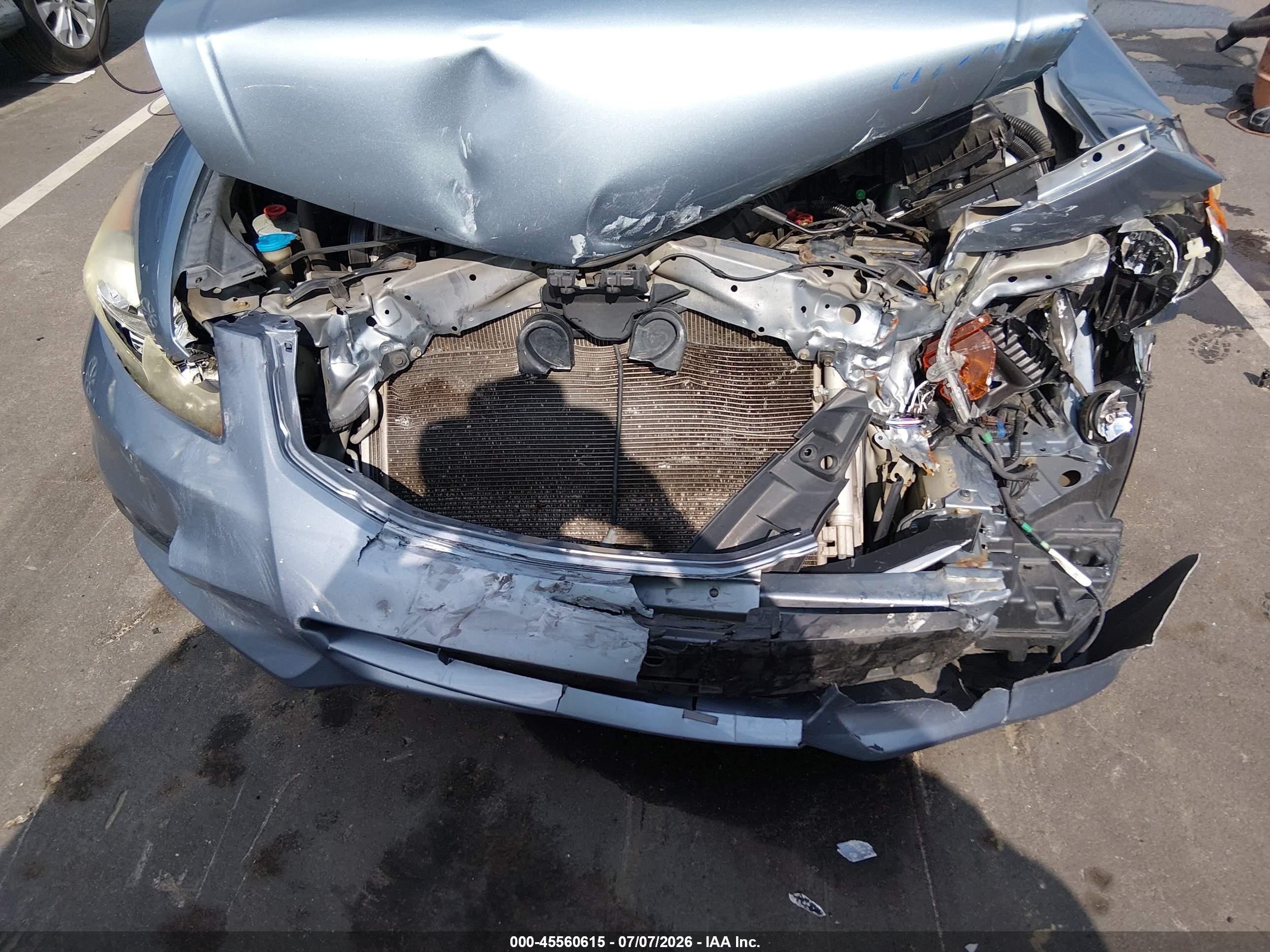 2011 Honda Accord 2.4 Ex-l Light Blue vin: 1HGCP2F85BA113040
