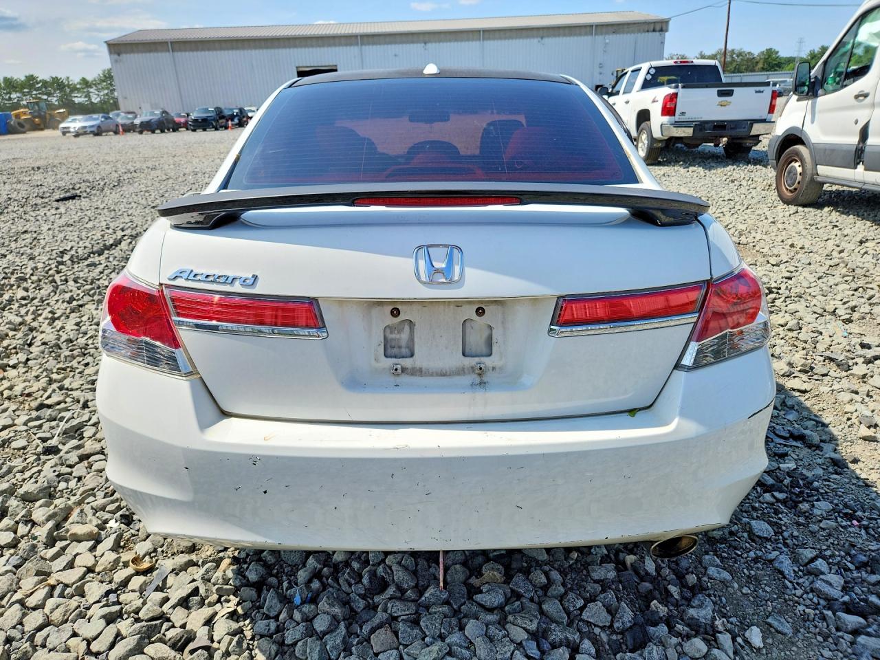 2011 Honda Accord Exl White vin: 1HGCP2F85BA126256