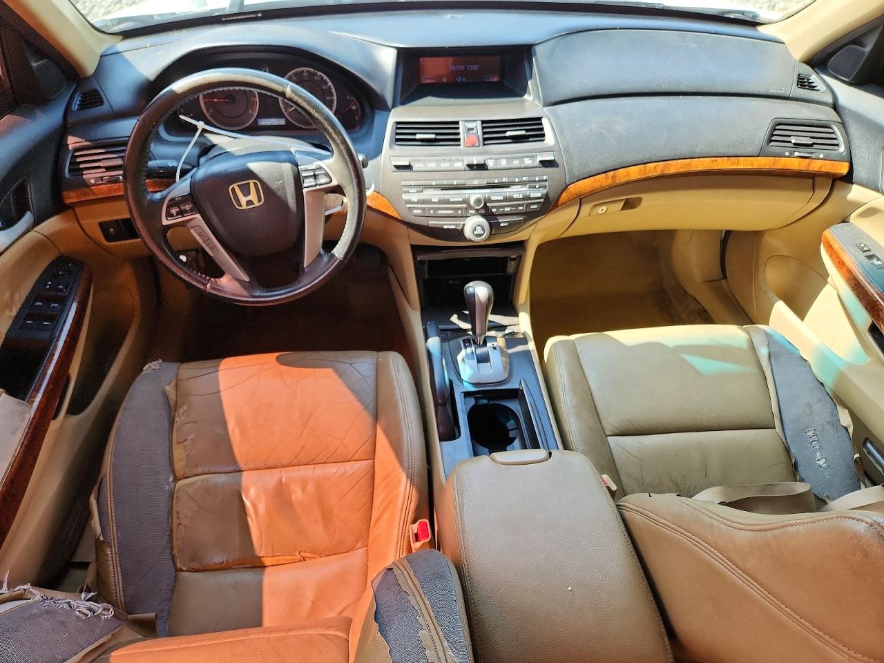 2011 Honda Accord Exl White vin: 1HGCP2F85BA126256