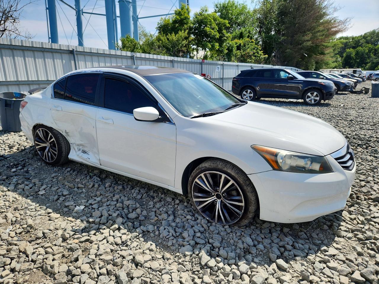 2011 Honda Accord Exl White vin: 1HGCP2F85BA126256