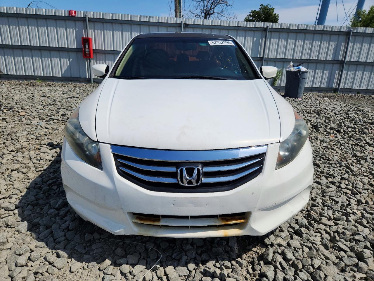 2011 Honda Accord Exl White vin: 1HGCP2F85BA126256